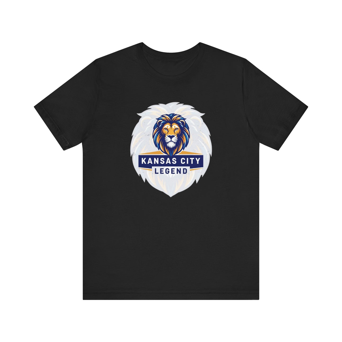 Kansas City Legend Lion Tee - Unisex Jersey T-shirt, Gift for Sports Fans, Casual Wear, Team Spirit, Birthday Present