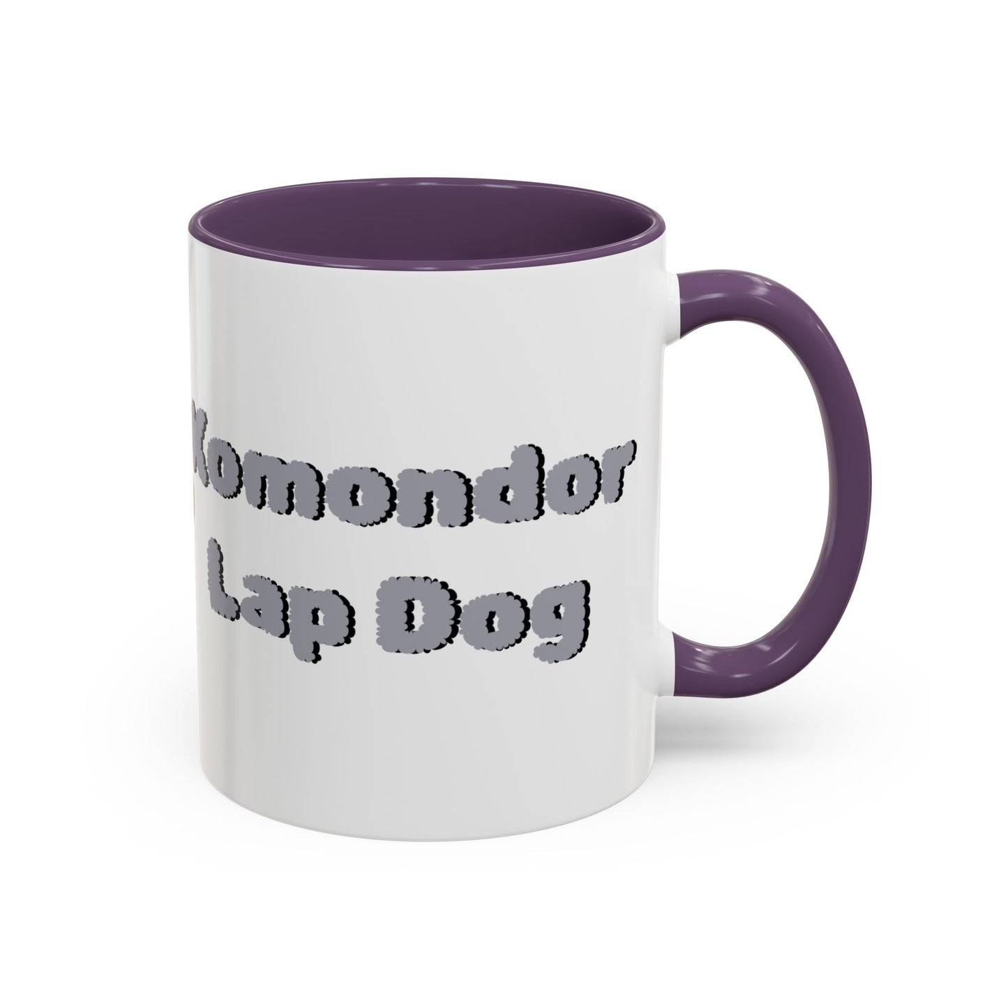 Komondor Lap Dog Coffee Mug - Funny Pet Lovers Gift - 11oz & 15oz - Schmartypants