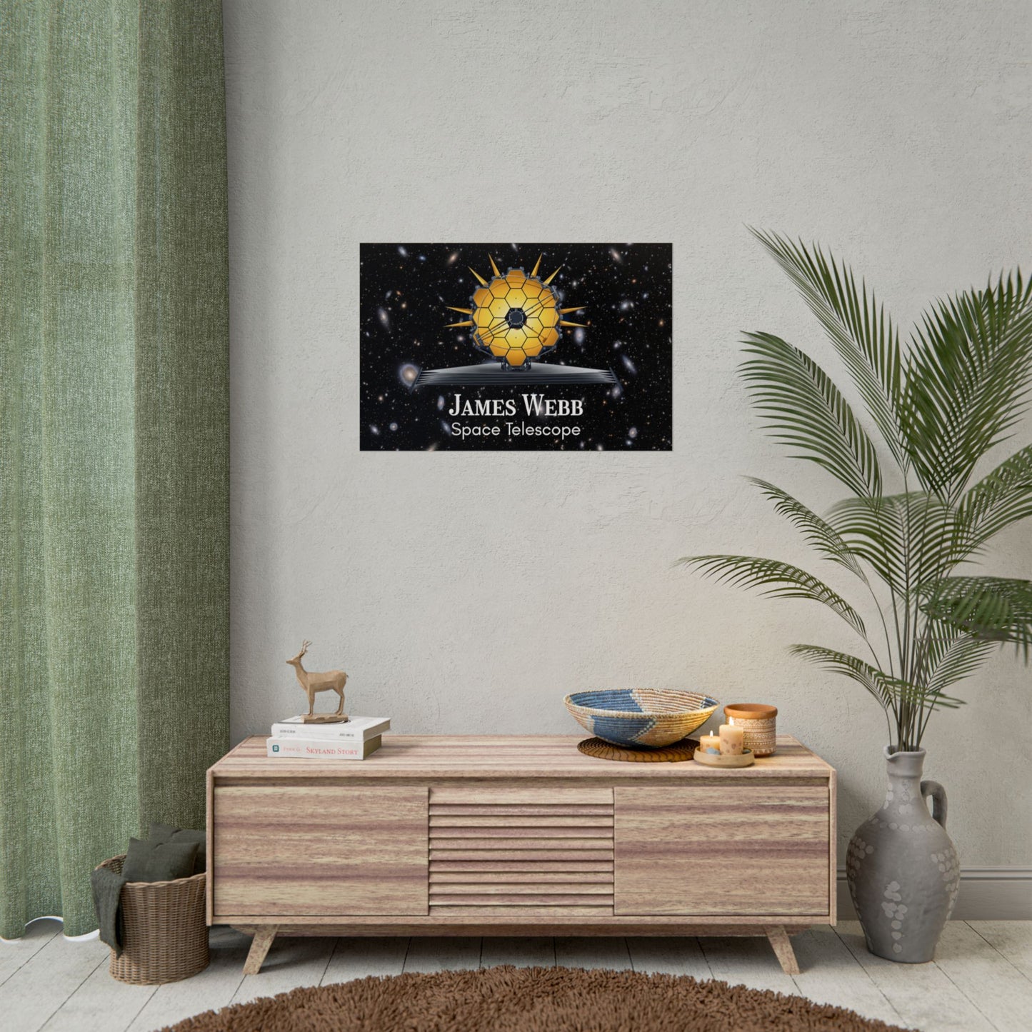 James Webb Space Telescope Rolled Poster, Astronomy Decor, Space Lover Gift, Educational Wall Art, Science Poster, Astronaut Room Decor