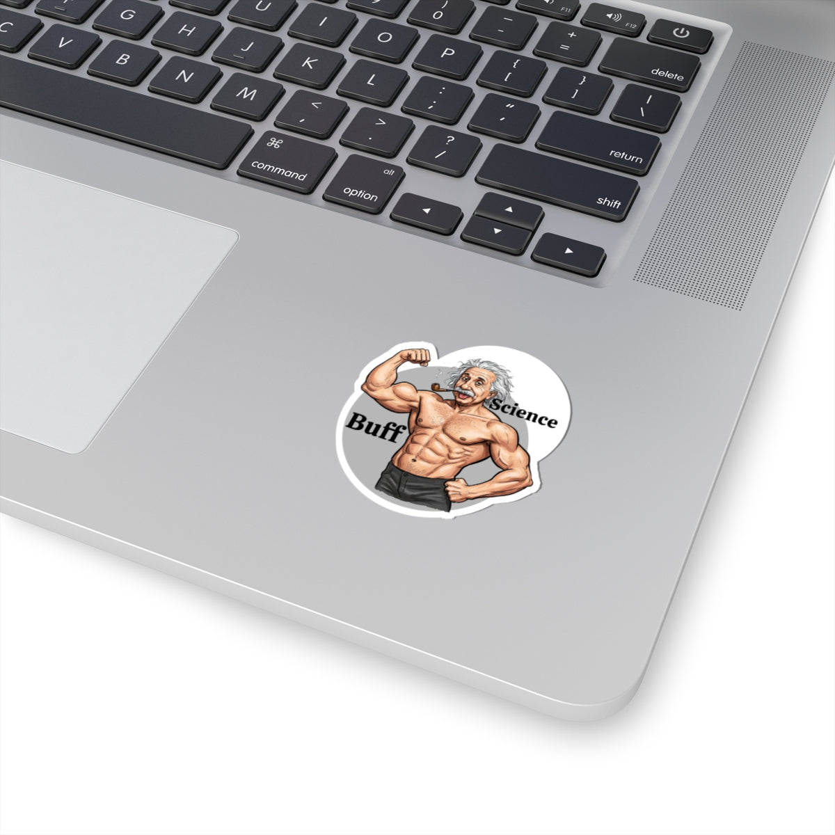 Science Buff Kiss-Cut Stickers - Funny Nerdy Decor for Science, Physics, Einstein Lovers - Schmartypants