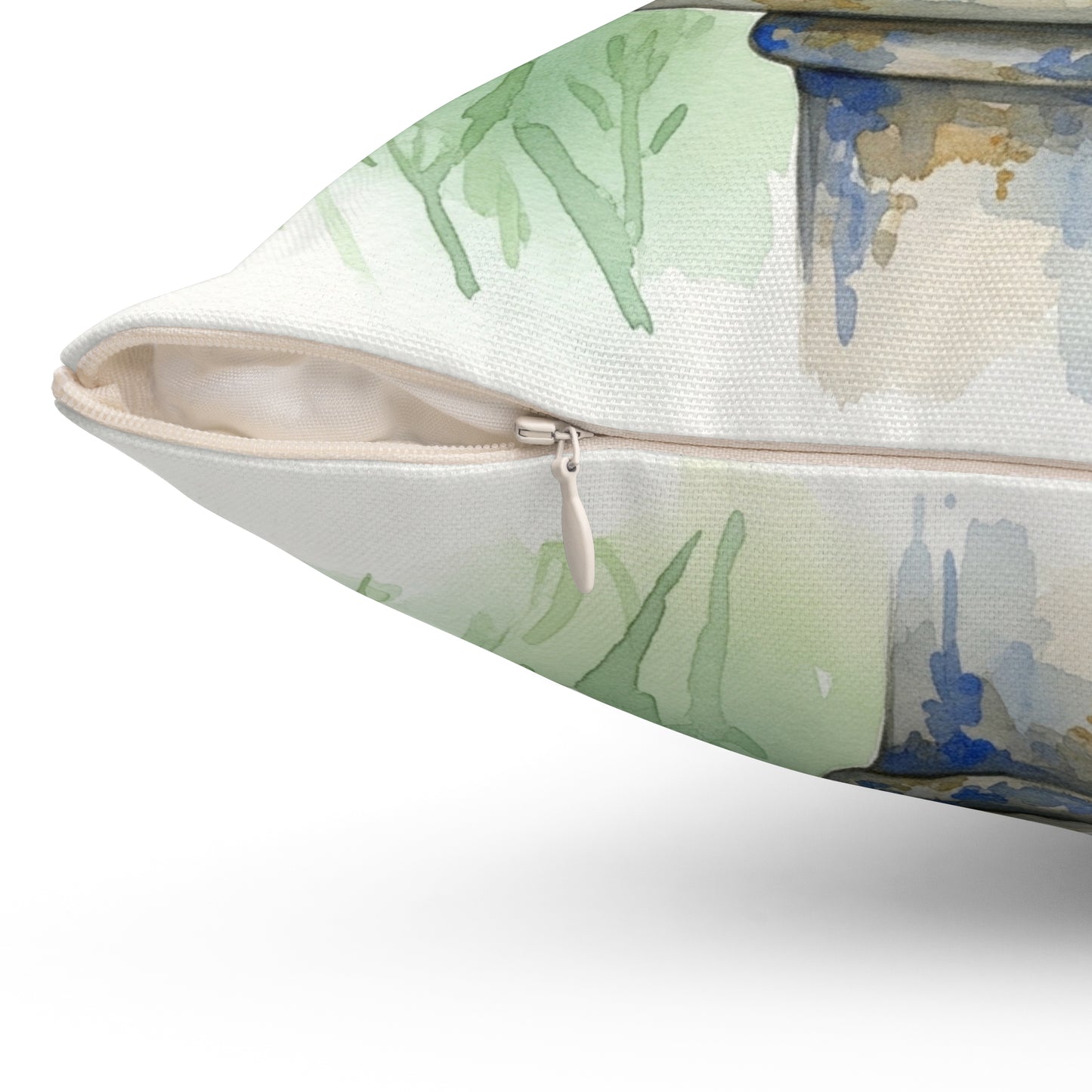 Cheerful Bird Bath Pillow, Decorative Cushion for Bird Lovers, Home Décor, Gift for Nature Enthusiasts, Goldfinches, Cozy Living Room