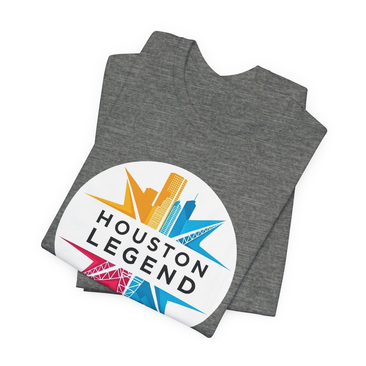 Houston Legend Short Sleeve Tee, Unisex T-Shirt, Houston Souvenir, Urban Fashion, Casual Wear, Gift for Houston Lovers