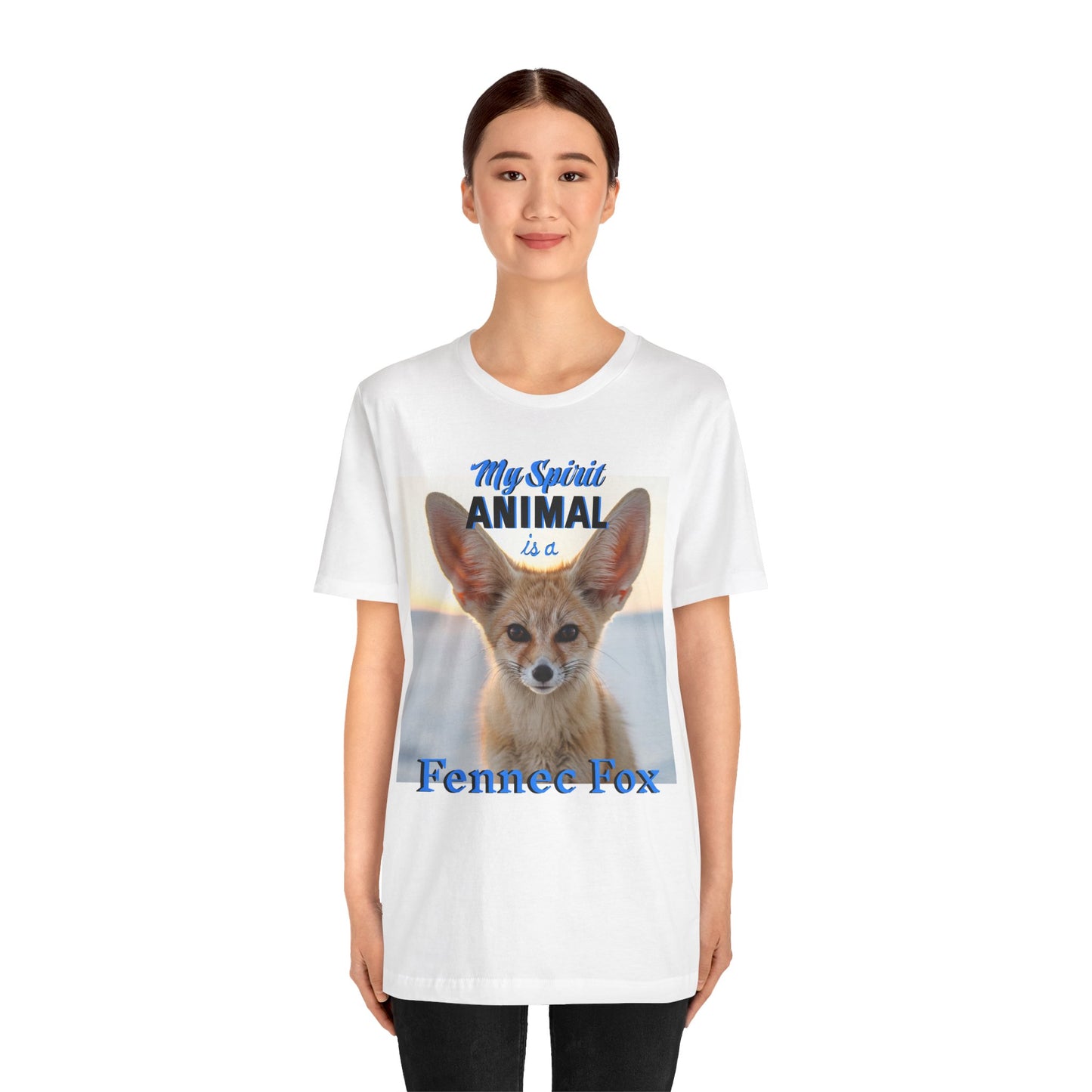 Fennec Fox Spirit Animal Tee - Unisex Short Sleeve Shirt - Fox Lovers - Schmartypants