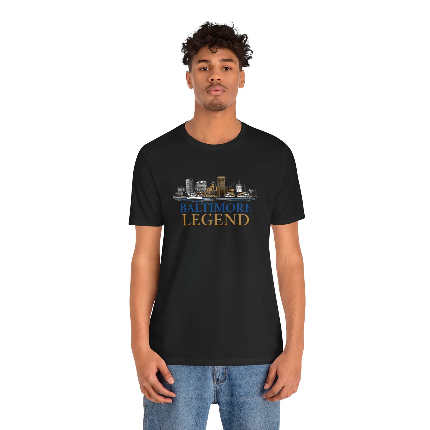 Baltimore Legend Unisex Tee, Graphic T-Shirt, Urban Style Shirt, Gift for City Lovers, Baltimore Pride Apparel, Baltimore Souvenir Shirt
