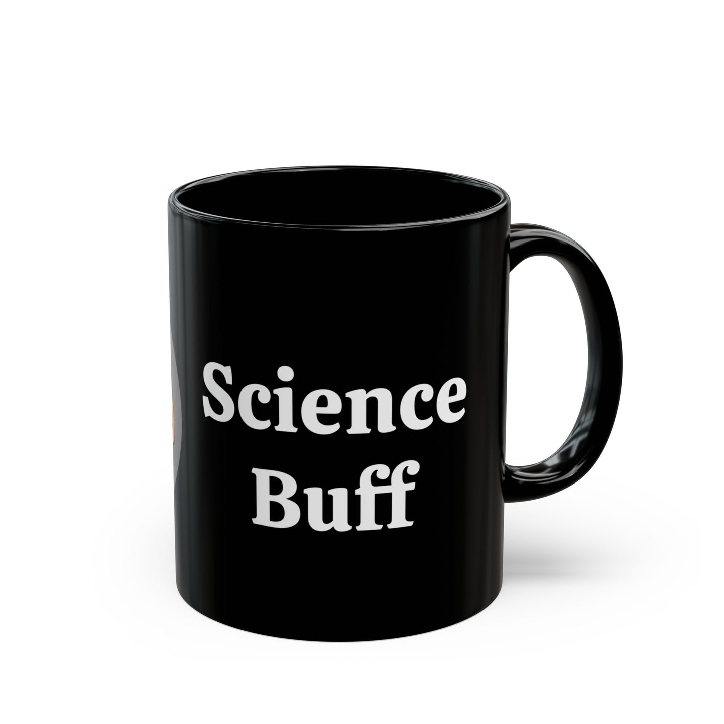 Science Buff Black Mug, Gift for Science Lovers, Geeky Coffee Cup, Funny Mug for Nerds, Unique Birthday Present, Isaac Newton Fans, 11oz/15oz - Schmartypants