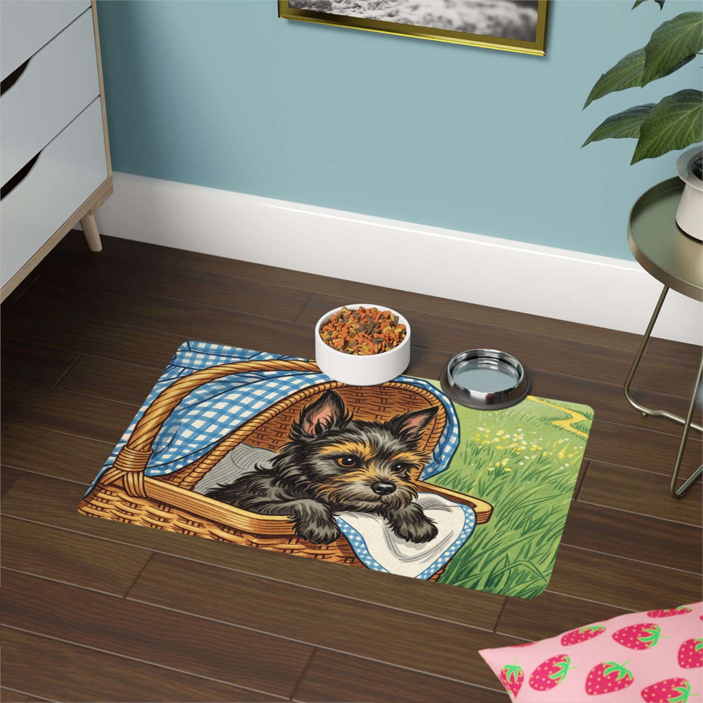 Toto Wizard of Oz Pet Food Mat, Dog and Cat Feeding Mat, Pet Bowl Placemat, Cute Pet Accessories, Animal Lover Gift