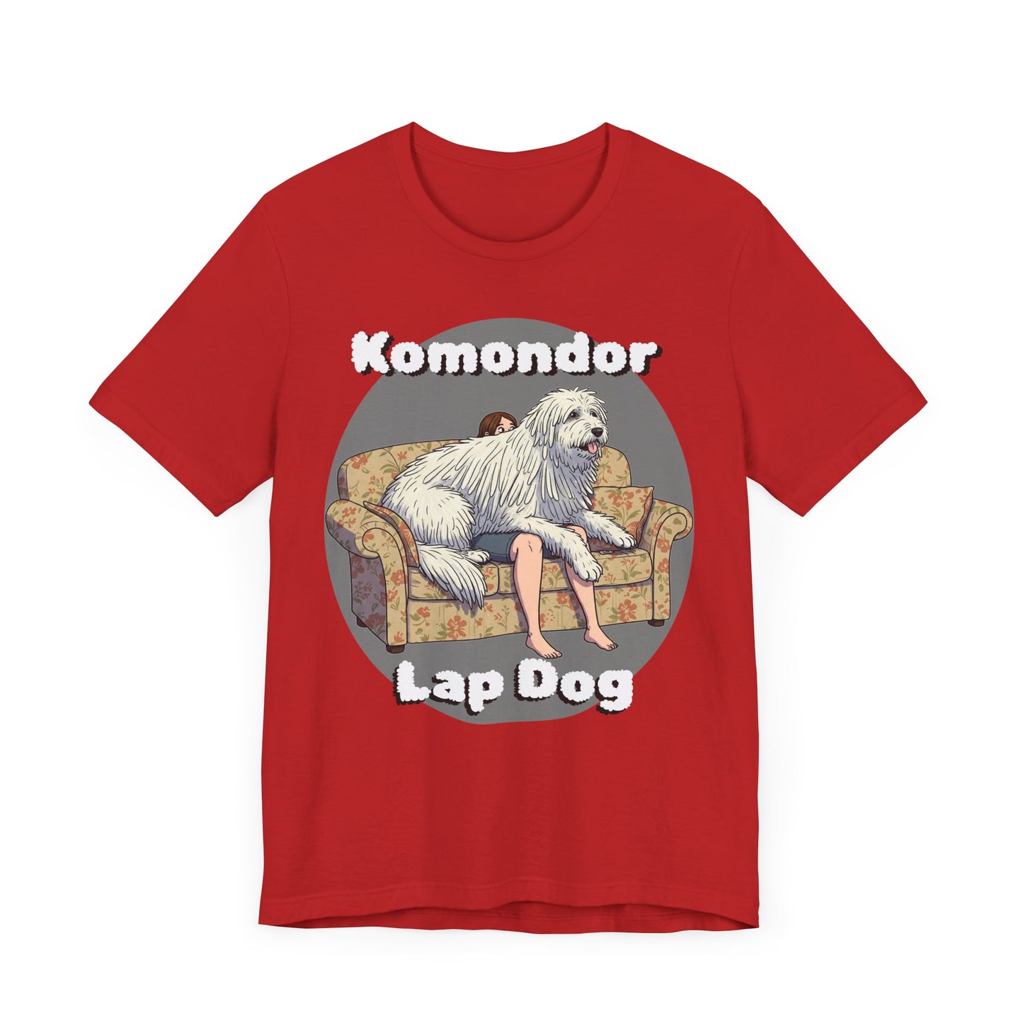 Komondor Lap Dog Unisex Tee - Funny Dog Lover's Short Sleeve Shirt - Schmartypants