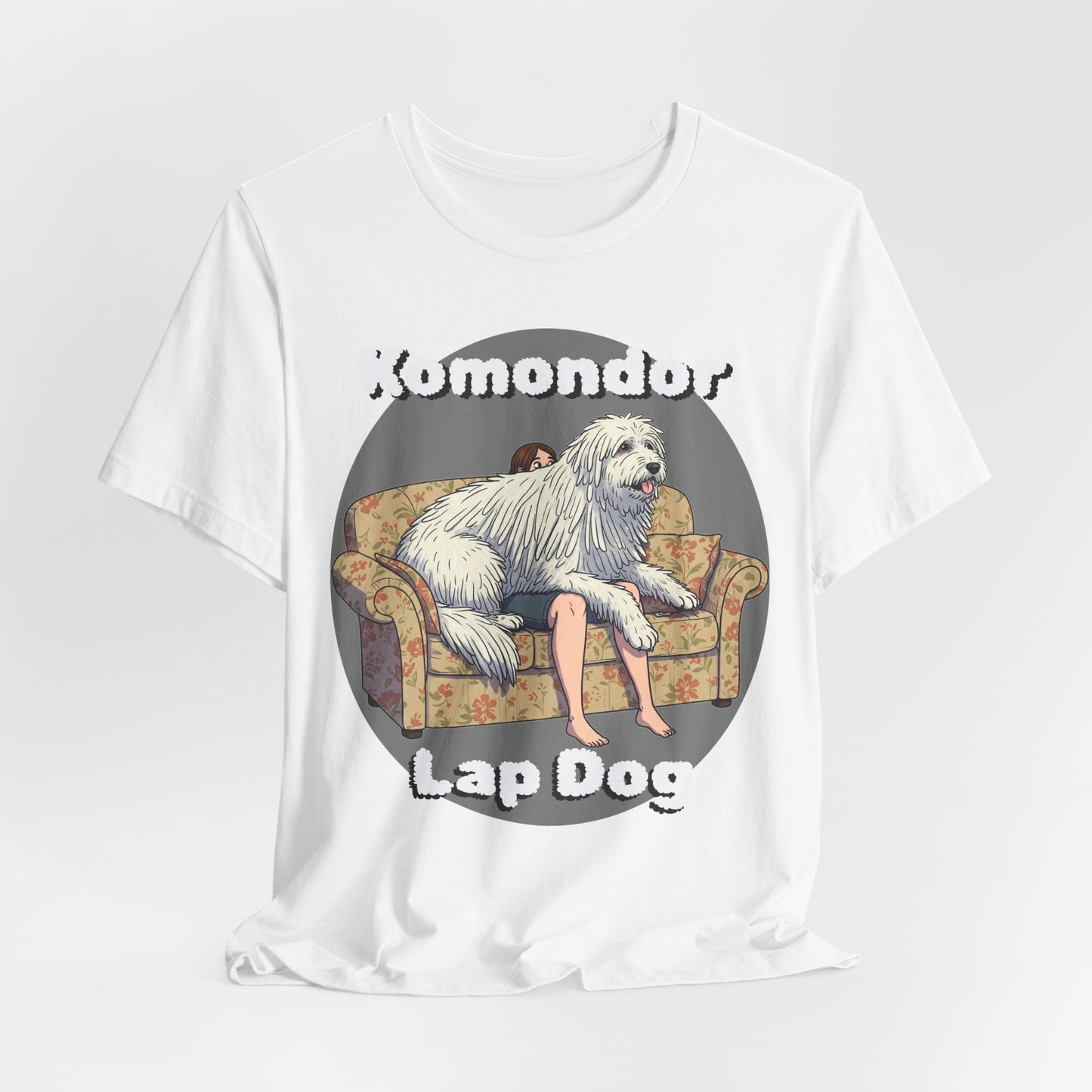 Komondor Lap Dog Unisex Tee - Funny Dog Lover's Short Sleeve Shirt - Schmartypants