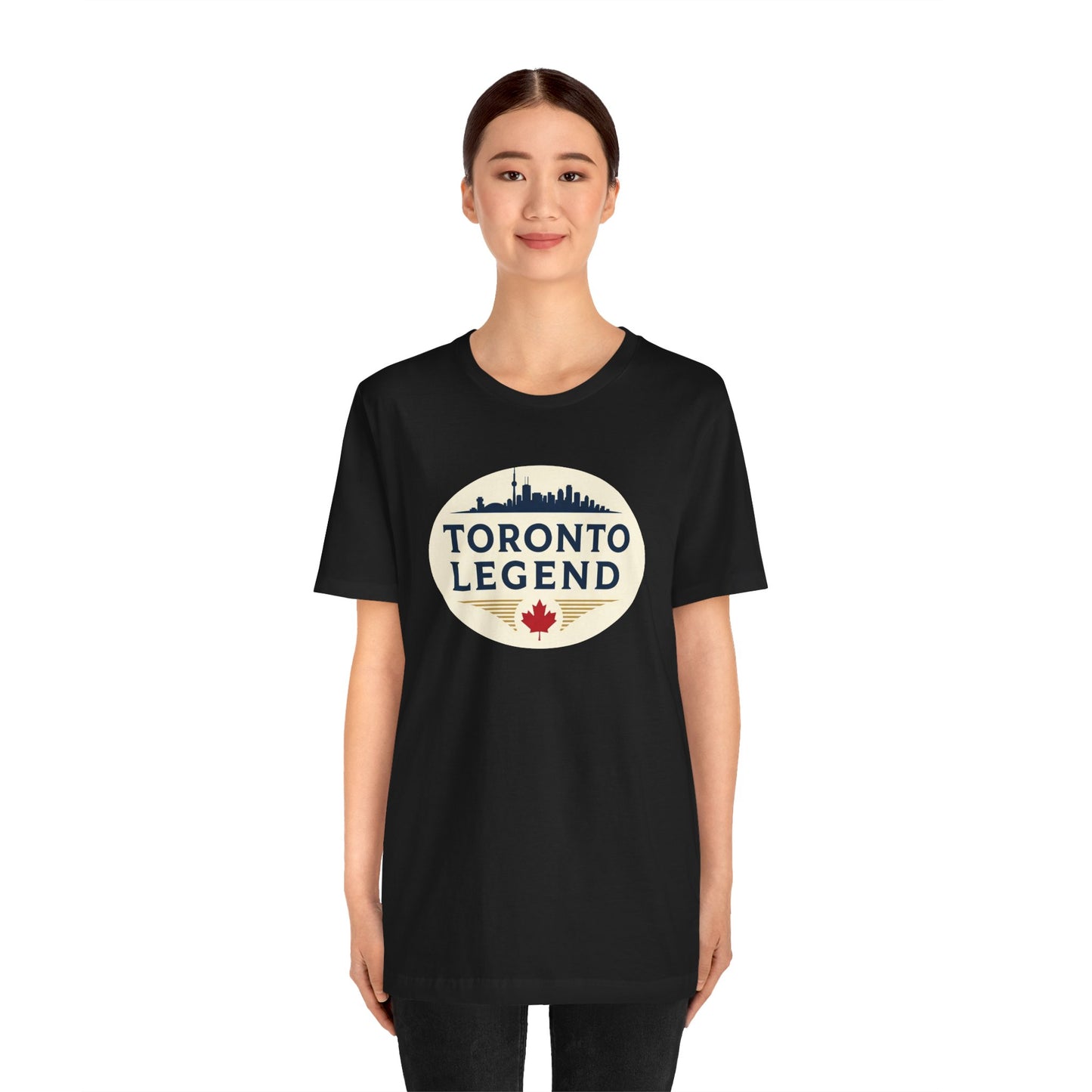 Toronto Legend Unisex Jersey Short Sleeve Tee, Toronto T-Shirt, Travel Shirt, Canada Souvenir, Gift for Travelers, Casual Wear