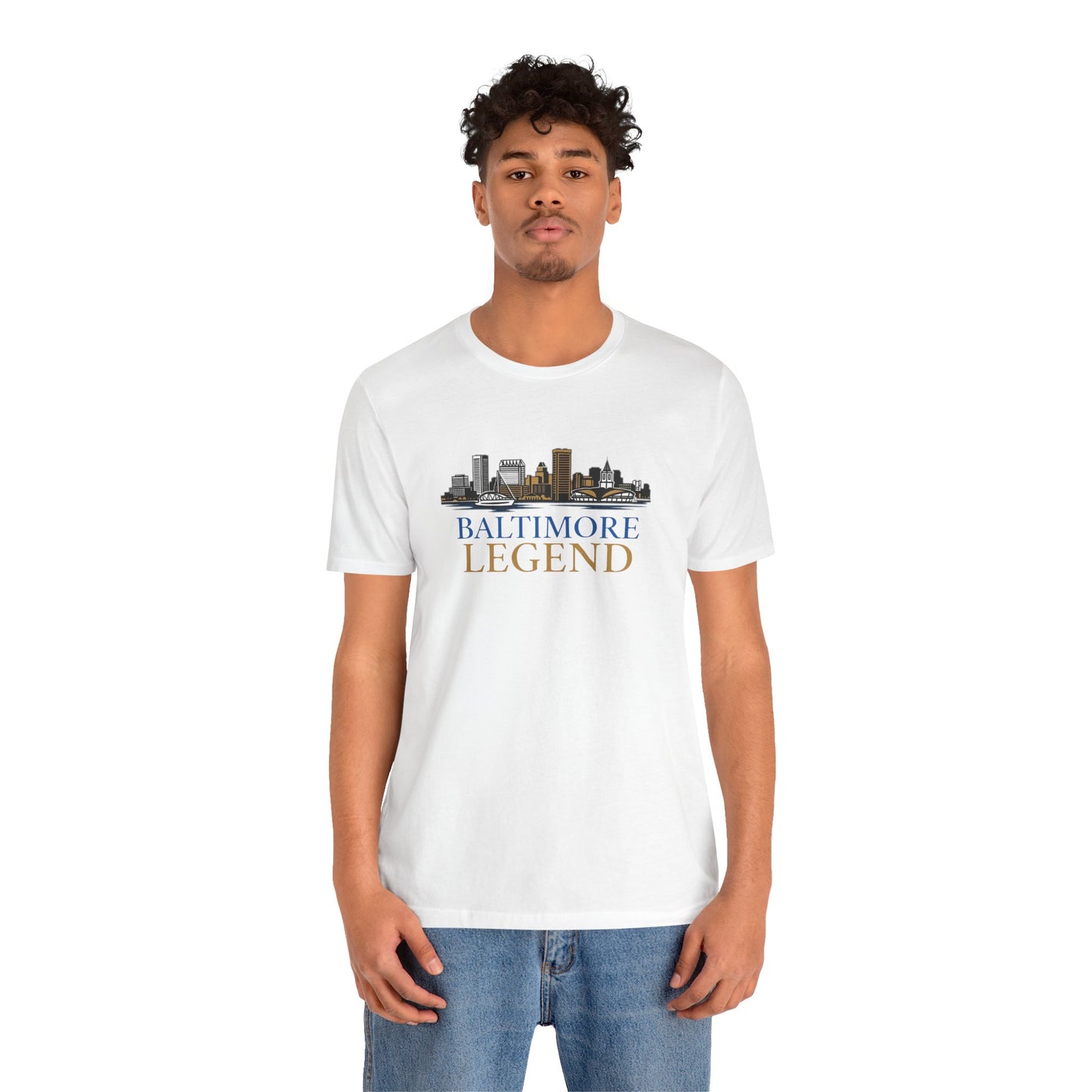 Baltimore Legend Unisex Tee, Graphic T-Shirt, Urban Style Shirt, Gift for City Lovers, Baltimore Pride Apparel, Baltimore Souvenir Shirt