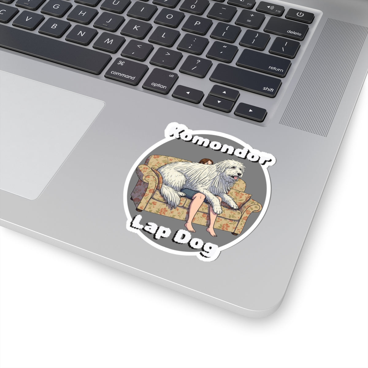 Funny Komondor Lap Dog Kiss-Cut Stickers for Dog Lovers - Perfect for Laptops & Water Bottles, Stocking Stuffer - Schmartypants