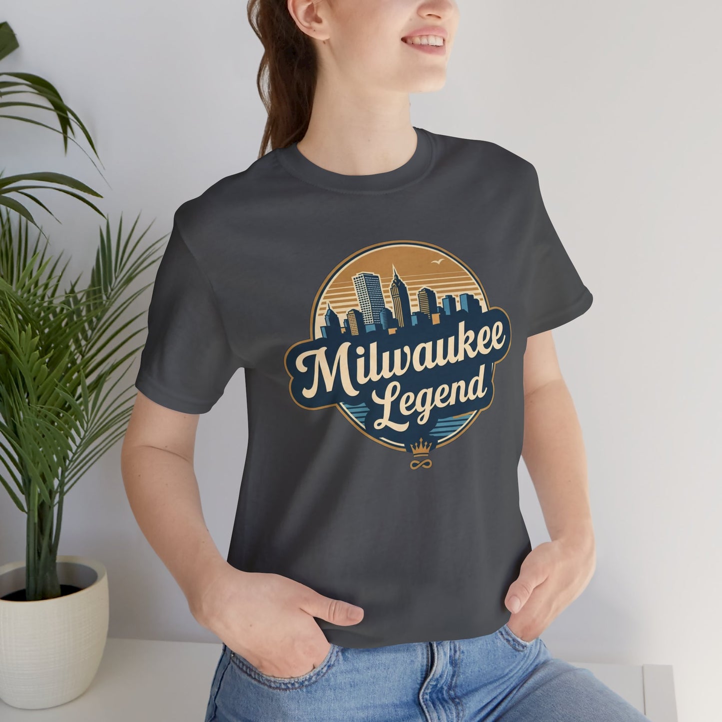 Milwaukee Legend T-Shirt | Vintage City Graphic Tee for Locals, Unisex Gift for Events, Festivals, and Everyday Wear