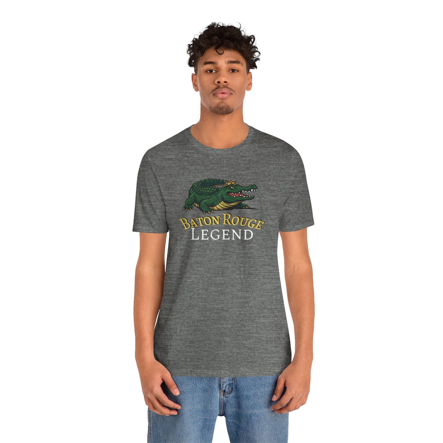 Baton Rouge Legend Tee, Unisex Graphic T-Shirt, Casual Wear, Gift Idea for College Students, Souvenir Apparel
