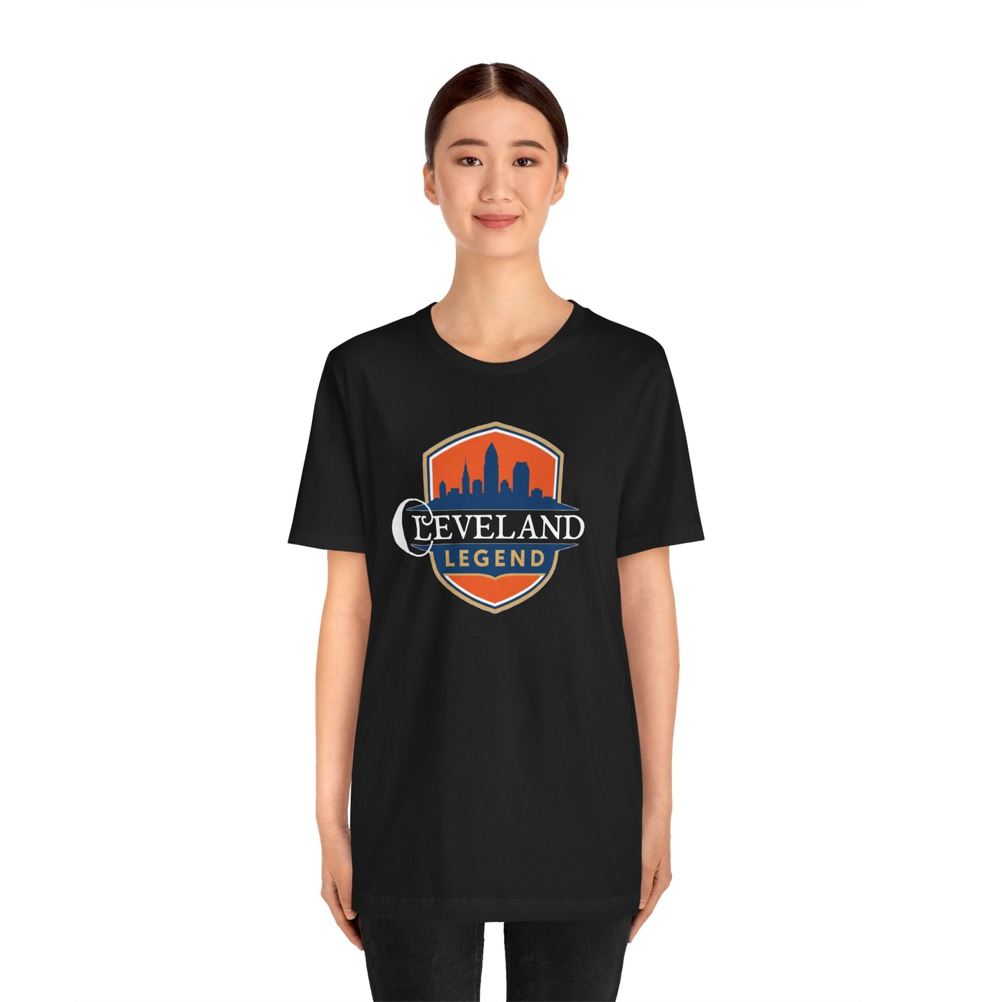 Cleveland Legend Unisex Tee - Casual Graphic Shirt, Gift for Sports Fans, Summer Essential, Unique Ohio Pride Tee, Cleveland Souvenir Tee