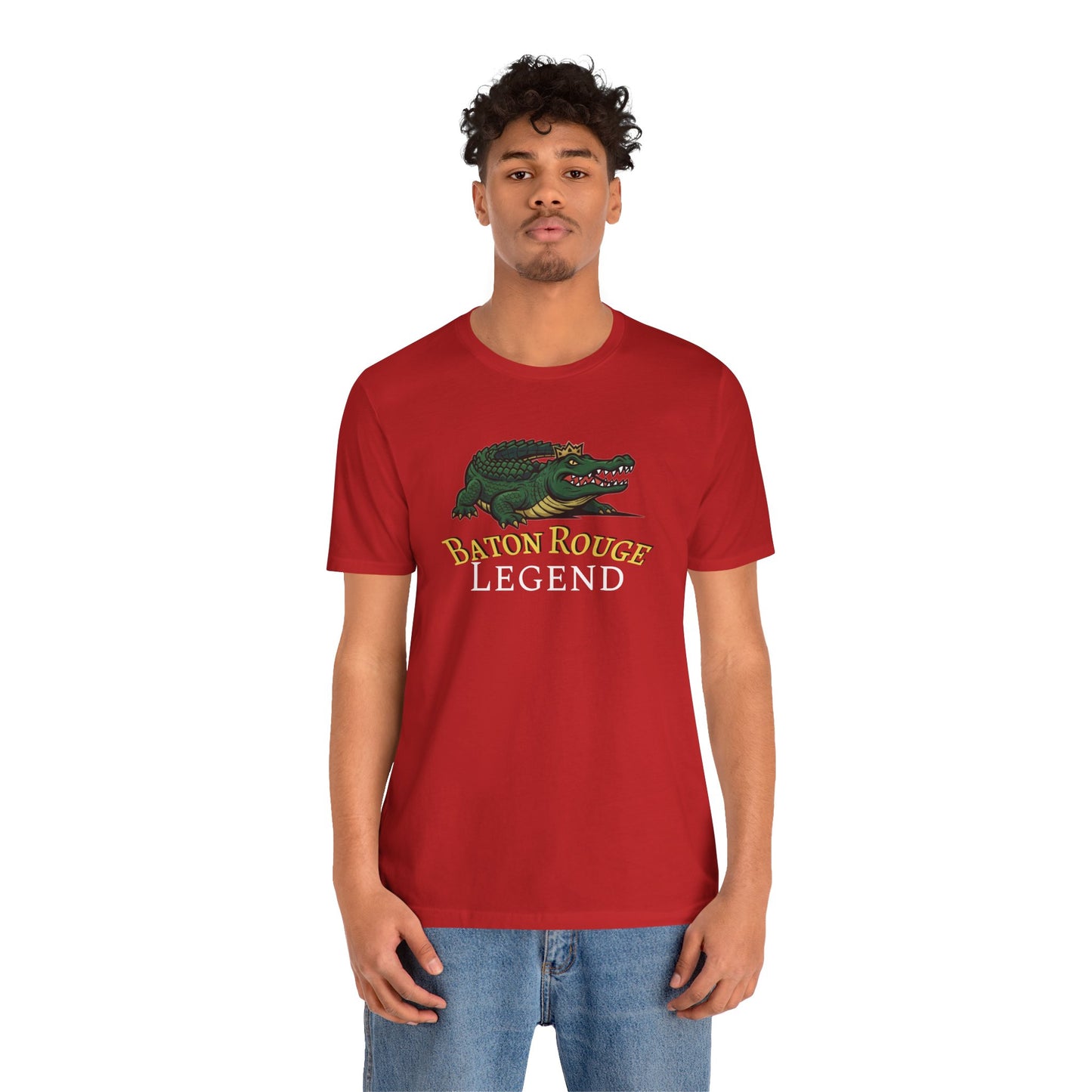 Baton Rouge Legend Tee, Unisex Graphic T-Shirt, Casual Wear, Gift Idea for College Students, Souvenir Apparel