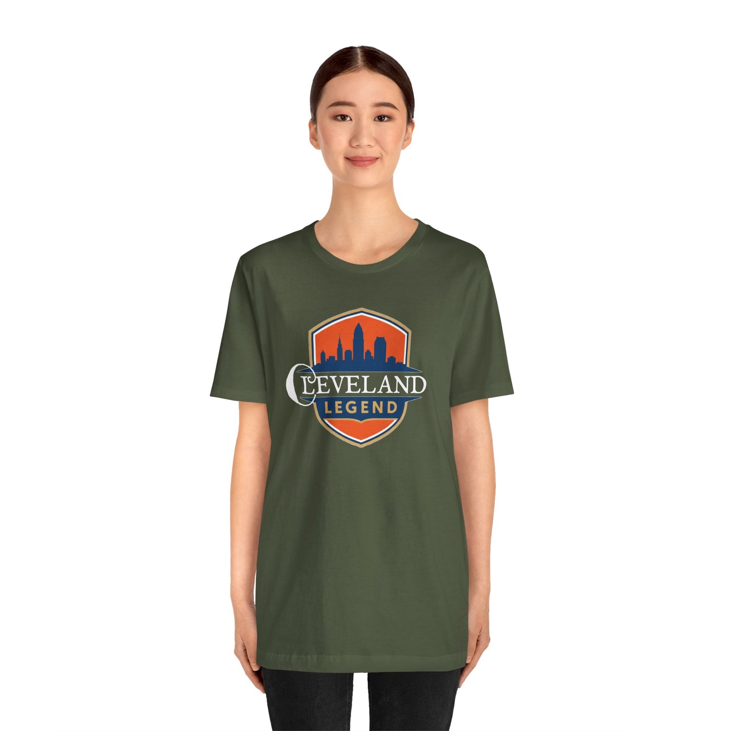 Cleveland Legend Unisex Tee - Casual Graphic Shirt, Gift for Sports Fans, Summer Essential, Unique Ohio Pride Tee, Cleveland Souvenir Tee