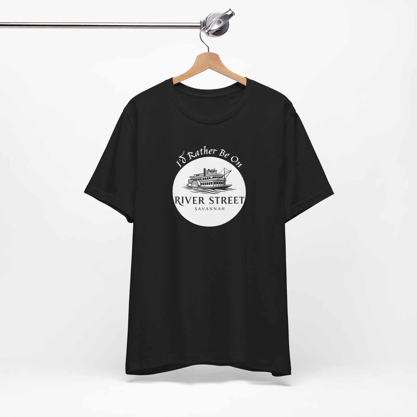 Savannah River Street Tee - I'd Rather Be On River Street, Casual T-Shirt, Travel Lover Gift, Summer Wear, Vacation Apparel, Unique Souvenir