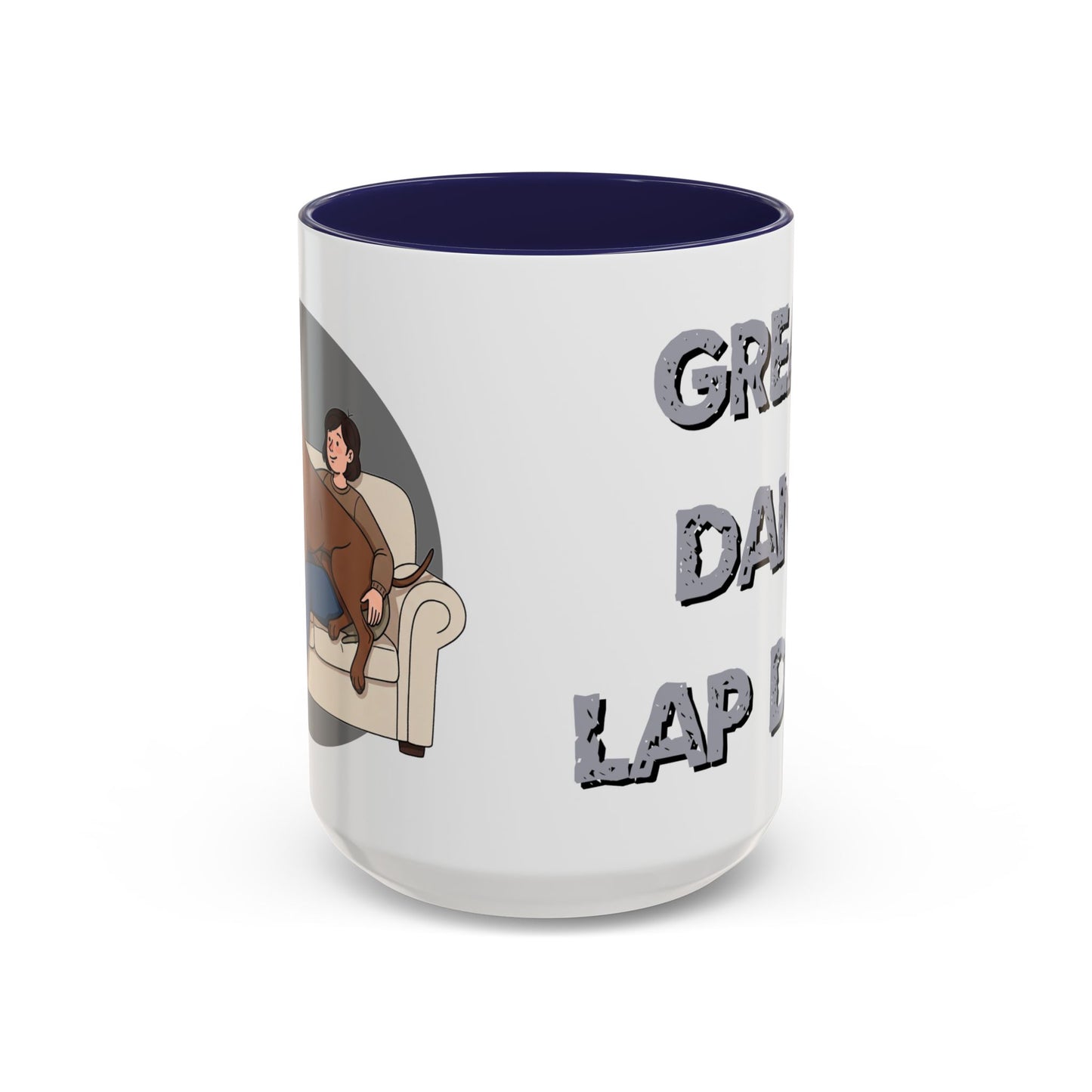 Great Dane Lap Dog Coffee Mug - Funny Pet Lover Gift - Schmartypants