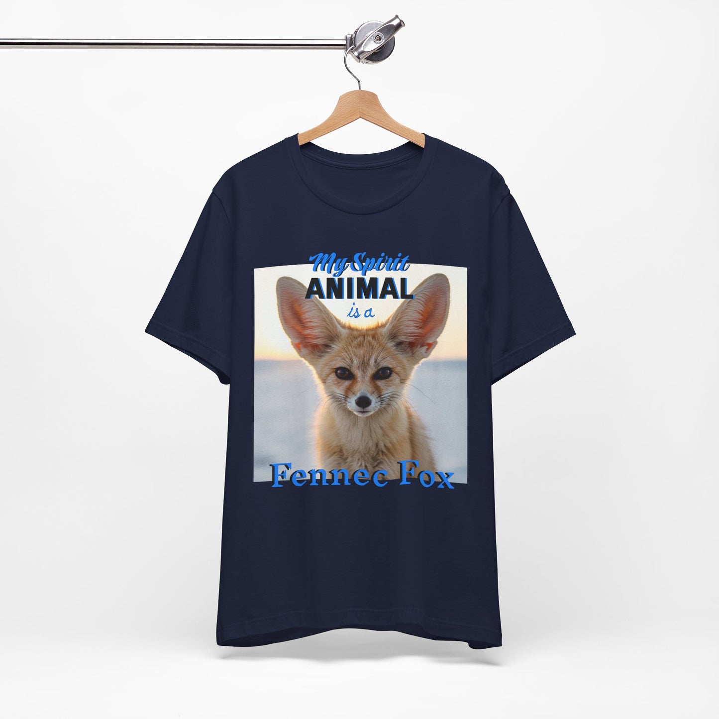 Fennec Fox Spirit Animal Tee - Unisex Short Sleeve Shirt - Fox Lovers - Schmartypants