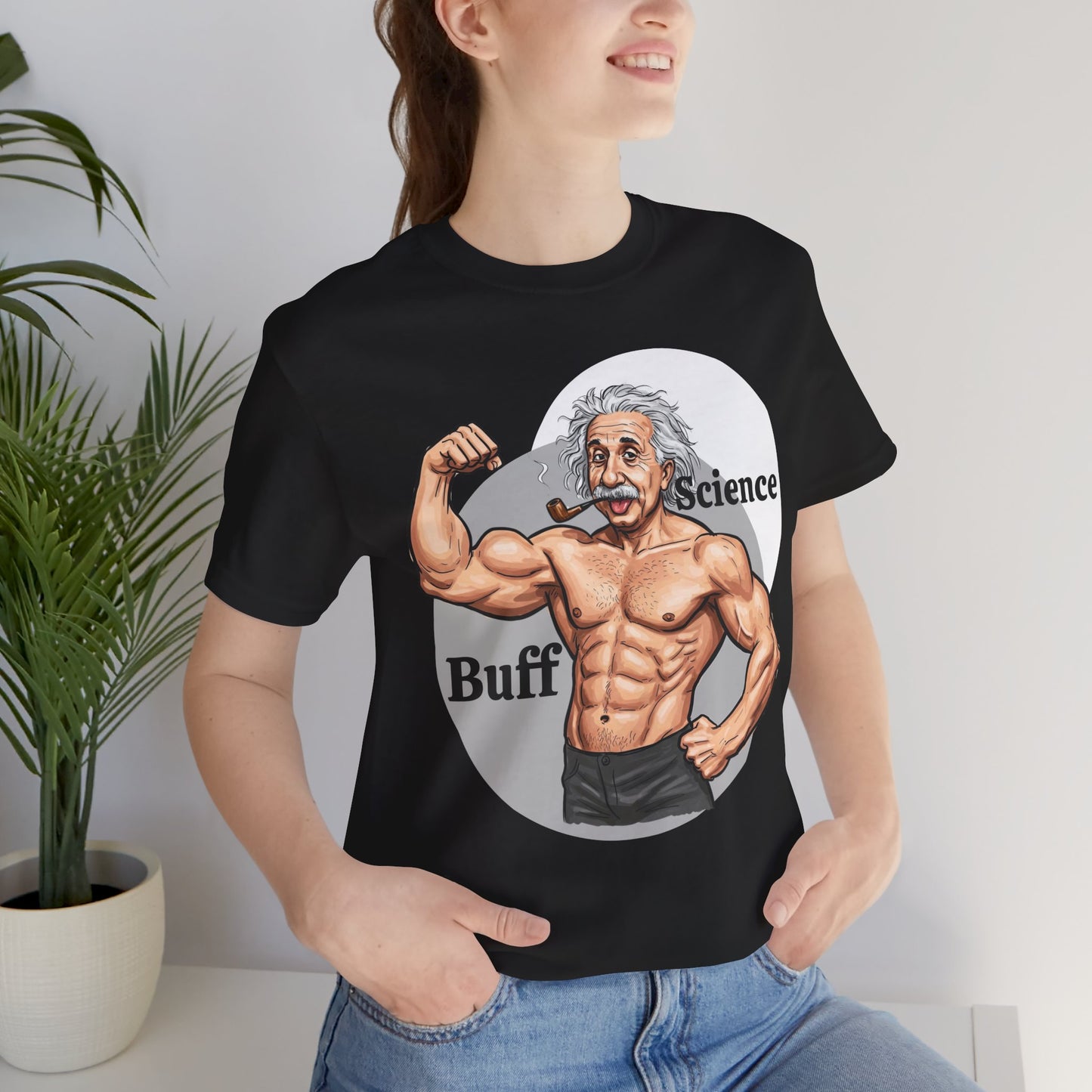 Science Buff Unisex Short Sleeve Tee - Funny Science Themed T-Shirt - Einstein Gift - Physics Lovers - Schmartypants