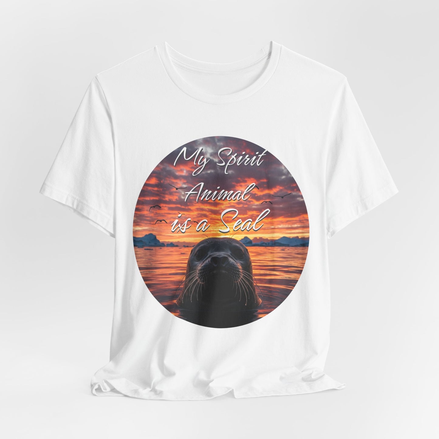 Seal Spirit Animal Ocean Wildlife Unisex Tee, My Spirit Animal is a Seal Shirt, Seal Lover Gift, Ocean Adventure Tee, Sea Animal Tee, Seal