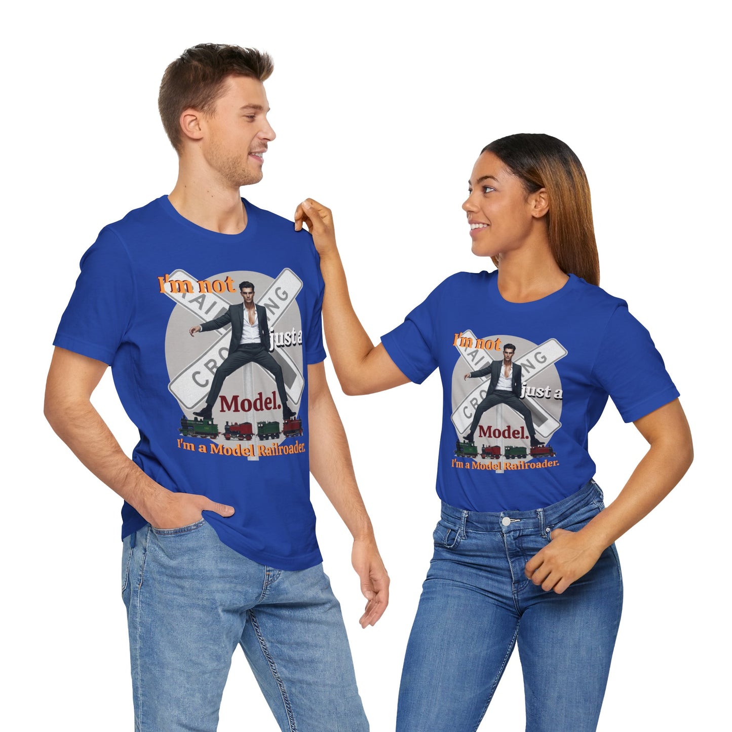 Funny Model Railroader Tee - Perfect Gift for Train Enthusiasts - Schmartypants