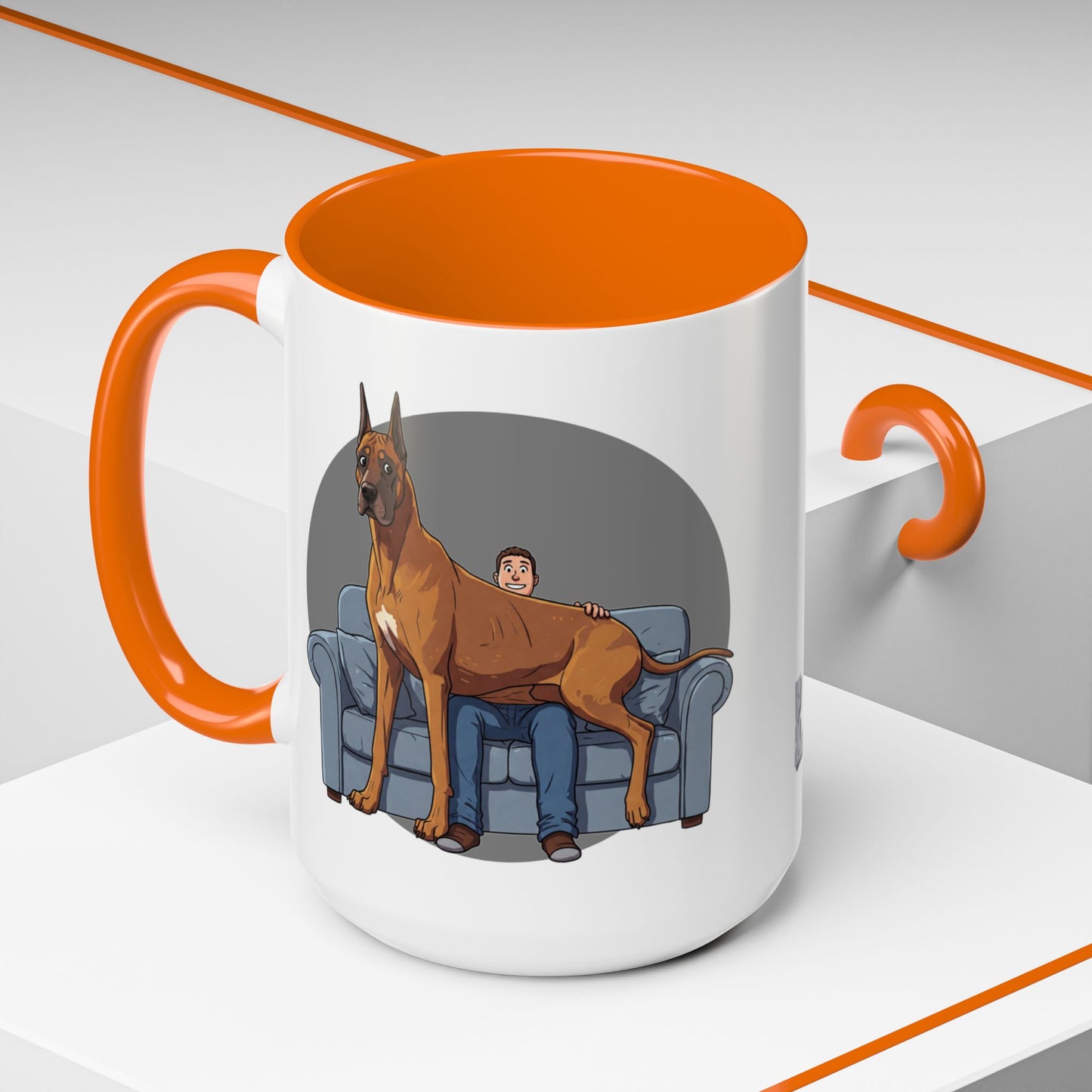 Hilarious Great Dane Lap Dog Coffee Mug - Funny Dog Lover Gift - Schmartypants