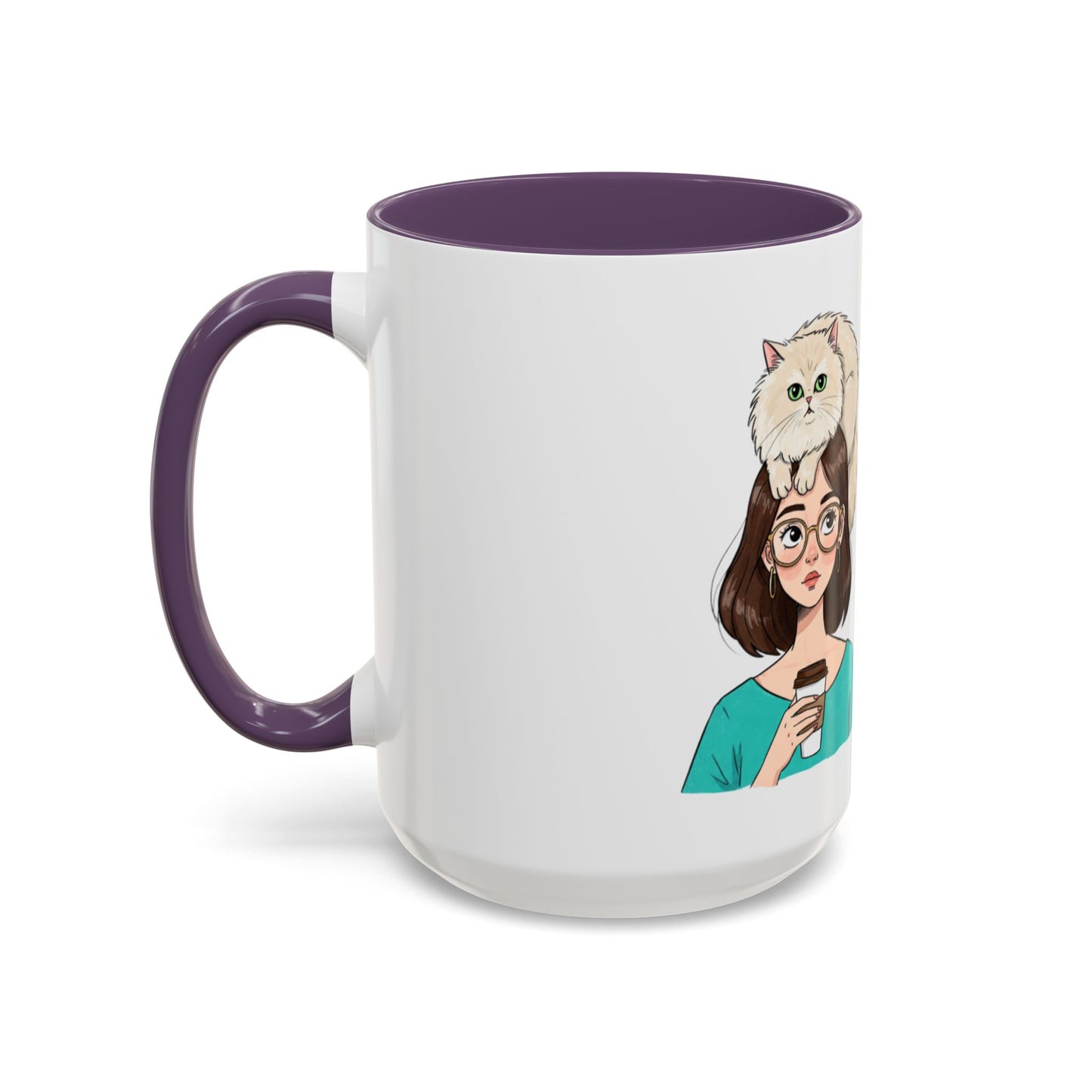 Adopted by a Cat Accent Coffee Mug - Perfect Gift for Cat Lovers - Funny Cat - Feline Humor - Schmartypants
