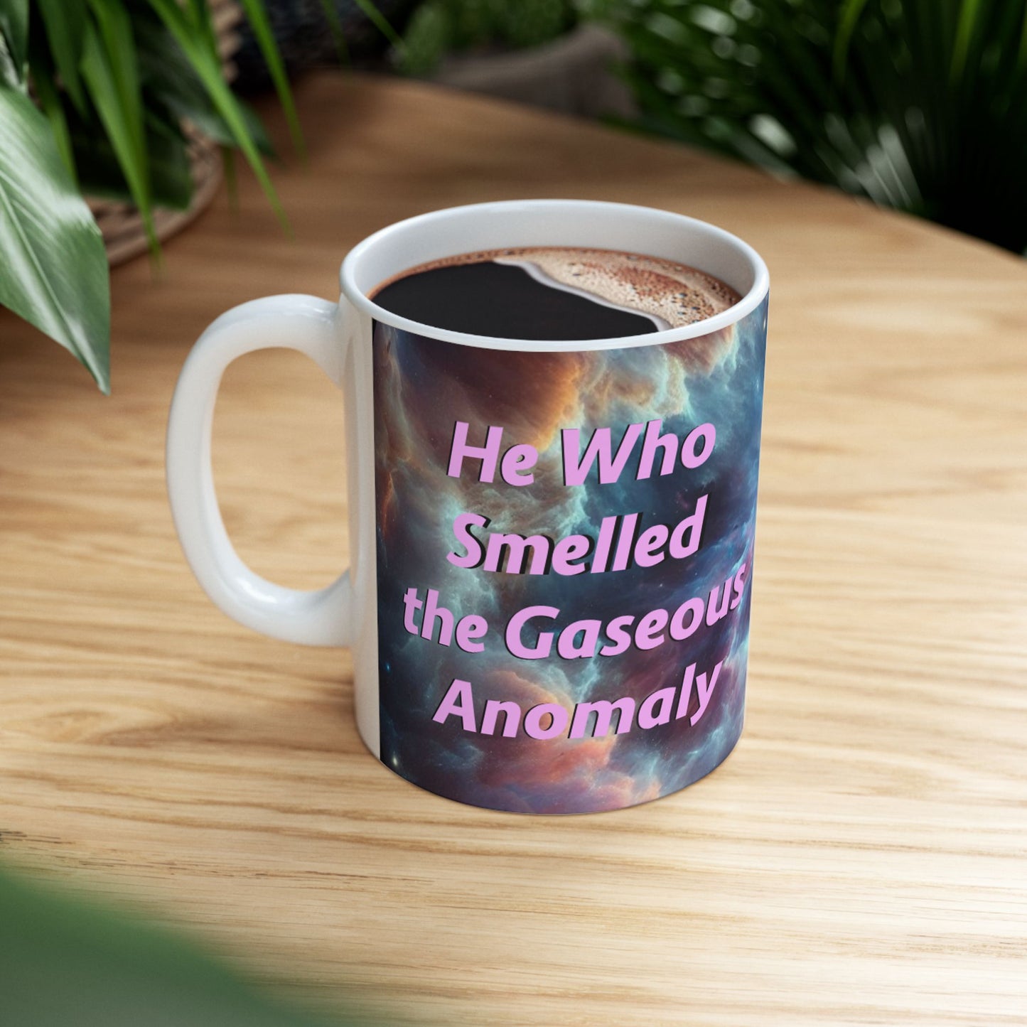HIlarious Cosmic Ceramic Mug - Galaxy Design for Trekkies and Sci-Fi Fans - Schmartypants
