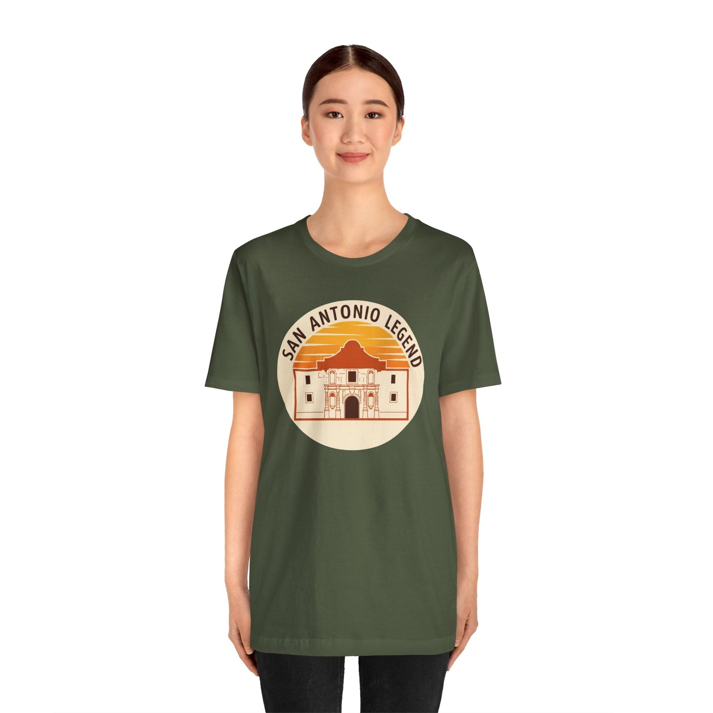 San Antonio Legend Tee, Vintage Style T-Shirt, Casual Wear, Souvenir Gift for Travelers, Summer Outing