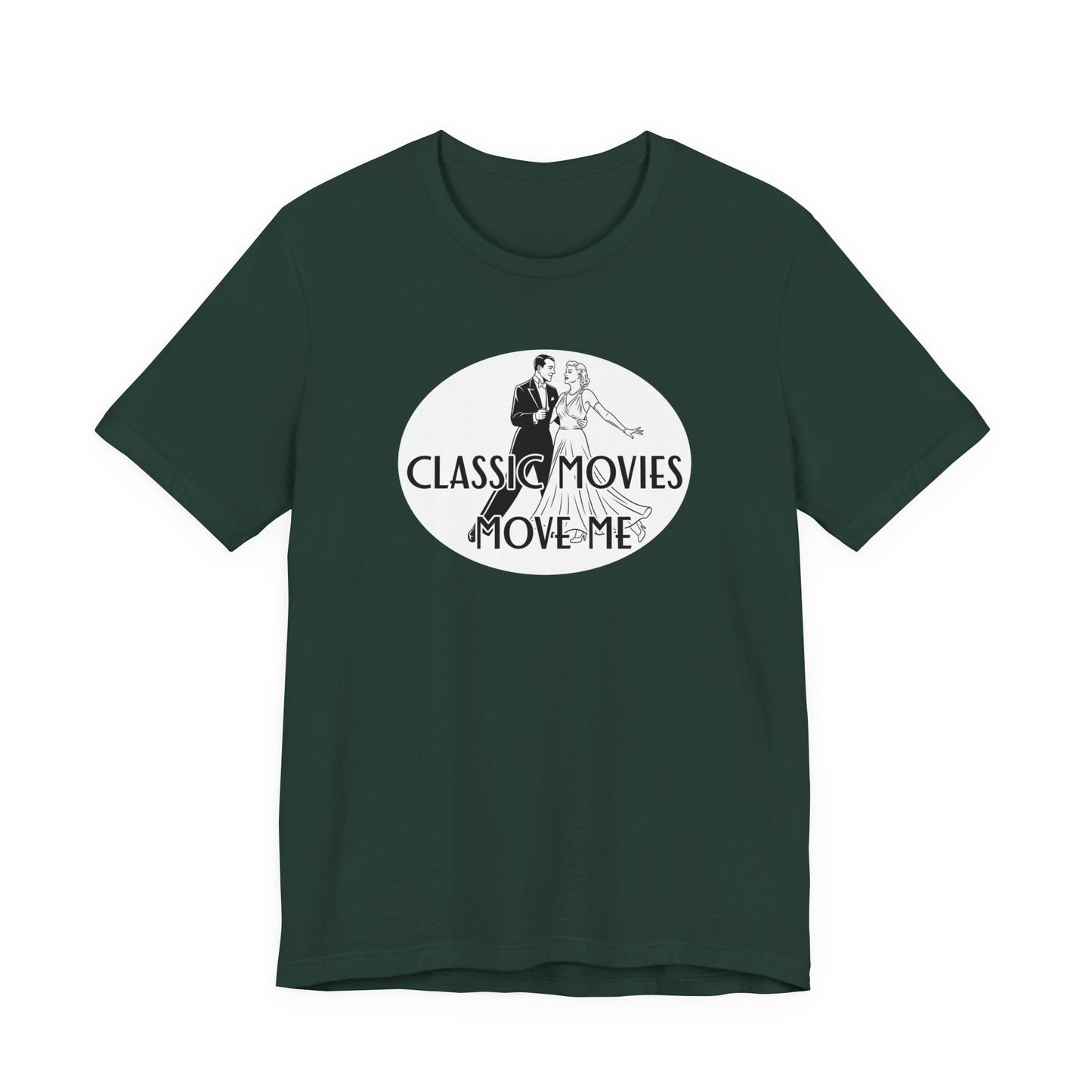 Classic Movies Move Me Unisex Tee - Retro Film Lover's Shirt, Movie Night Apparel, Gift for Film Buffs, Vintage Cinema Fan Tee