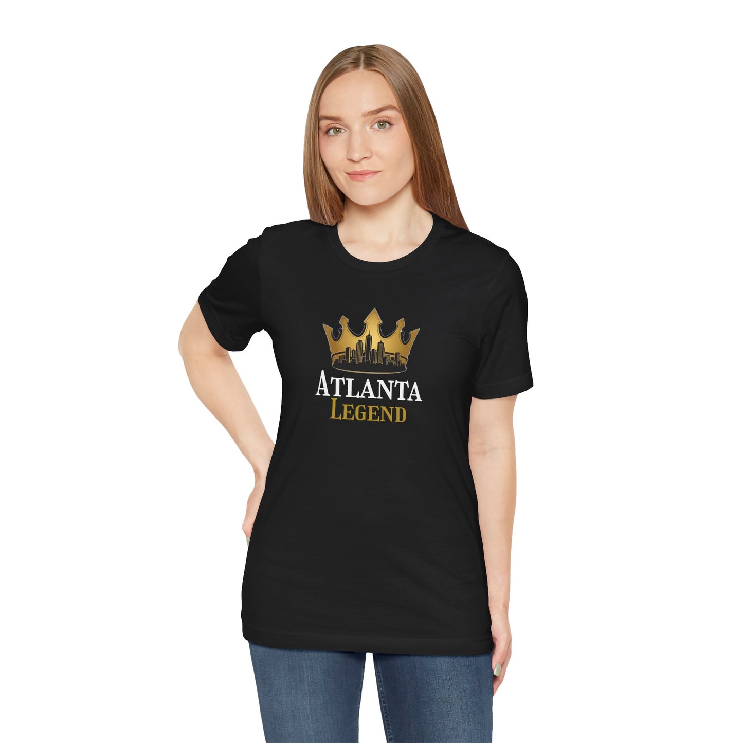 Atlanta Legend Unisex Short Sleeve T-Shirt, Atlanta Nightlife Tee, ATL Souvenir Shirt