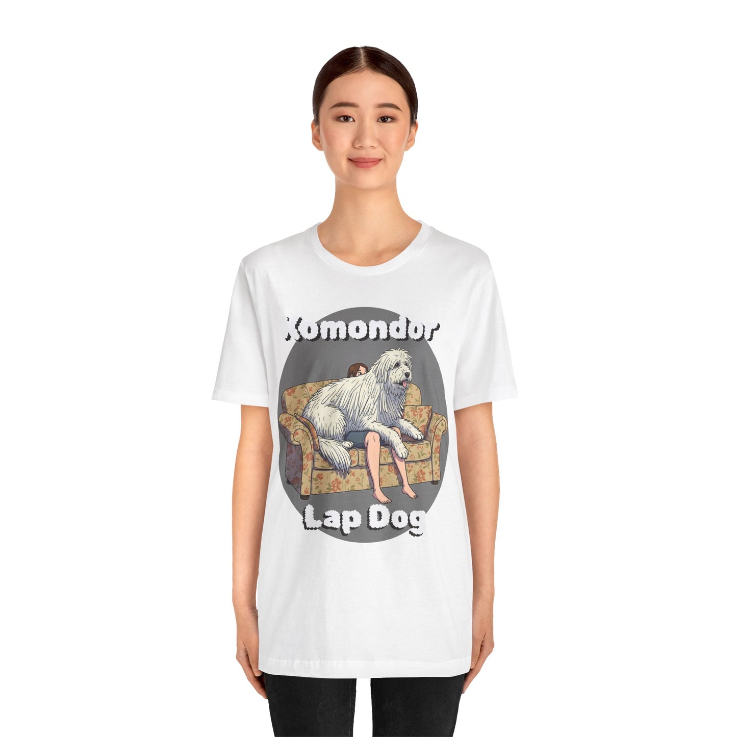 Komondor Lap Dog Unisex Tee - Funny Dog Lover's Short Sleeve Shirt - Schmartypants