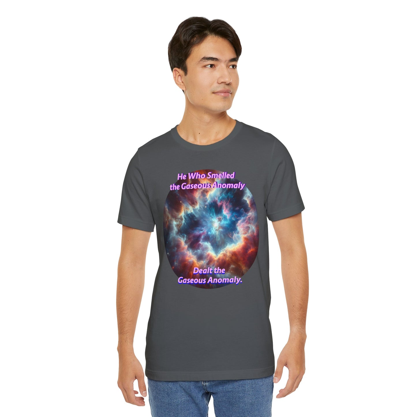 Hilarious Gaseous Anomaly Tee - Unisex Jersey Short Sleeve T-Shirt - Science Fiction Lovers - Star Trek Fans - Schmartypants