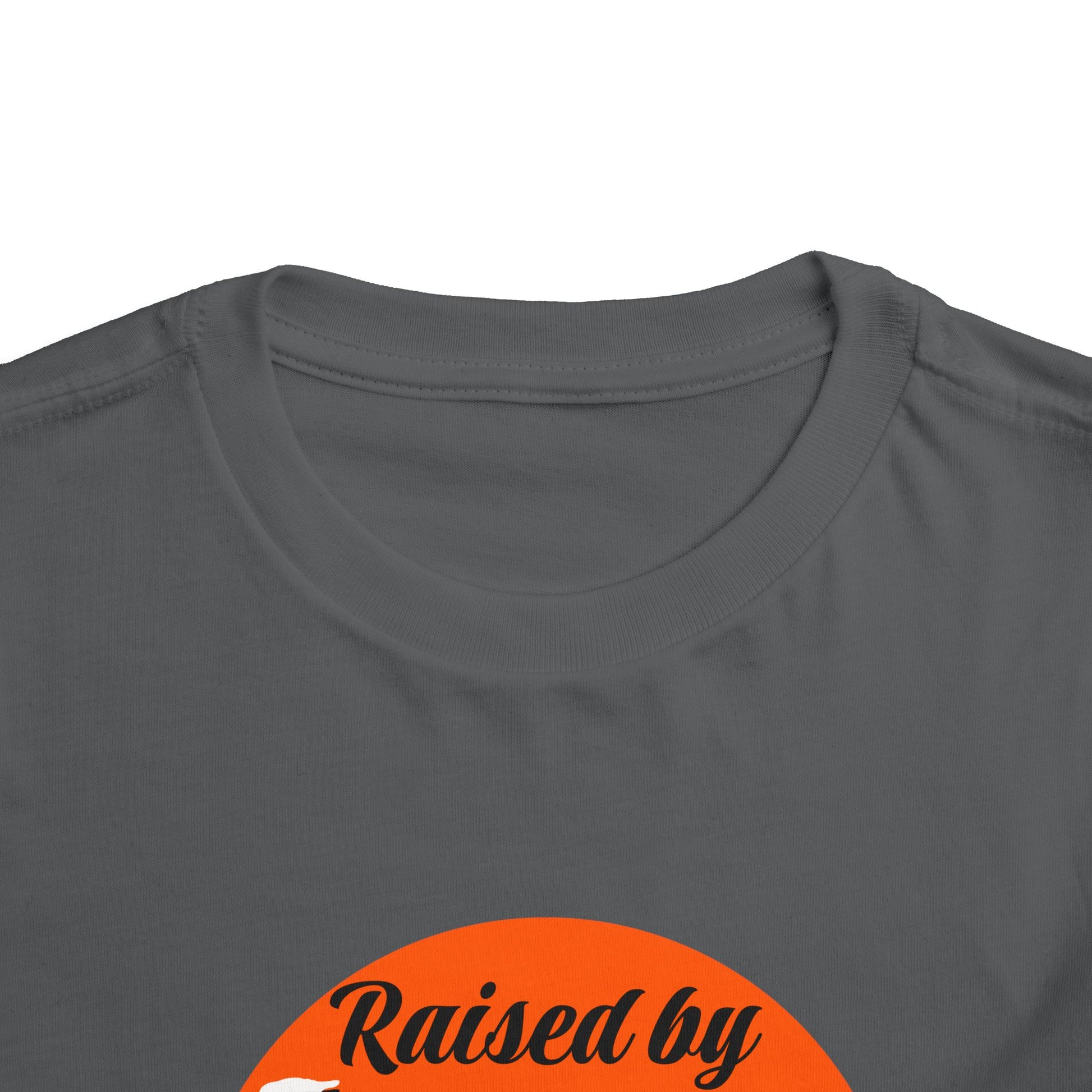 Toddler Short Sleeve Tee - Raised by Cheetahs Funny Adventure Shirt for Girls, Toddlers - Schmartypants