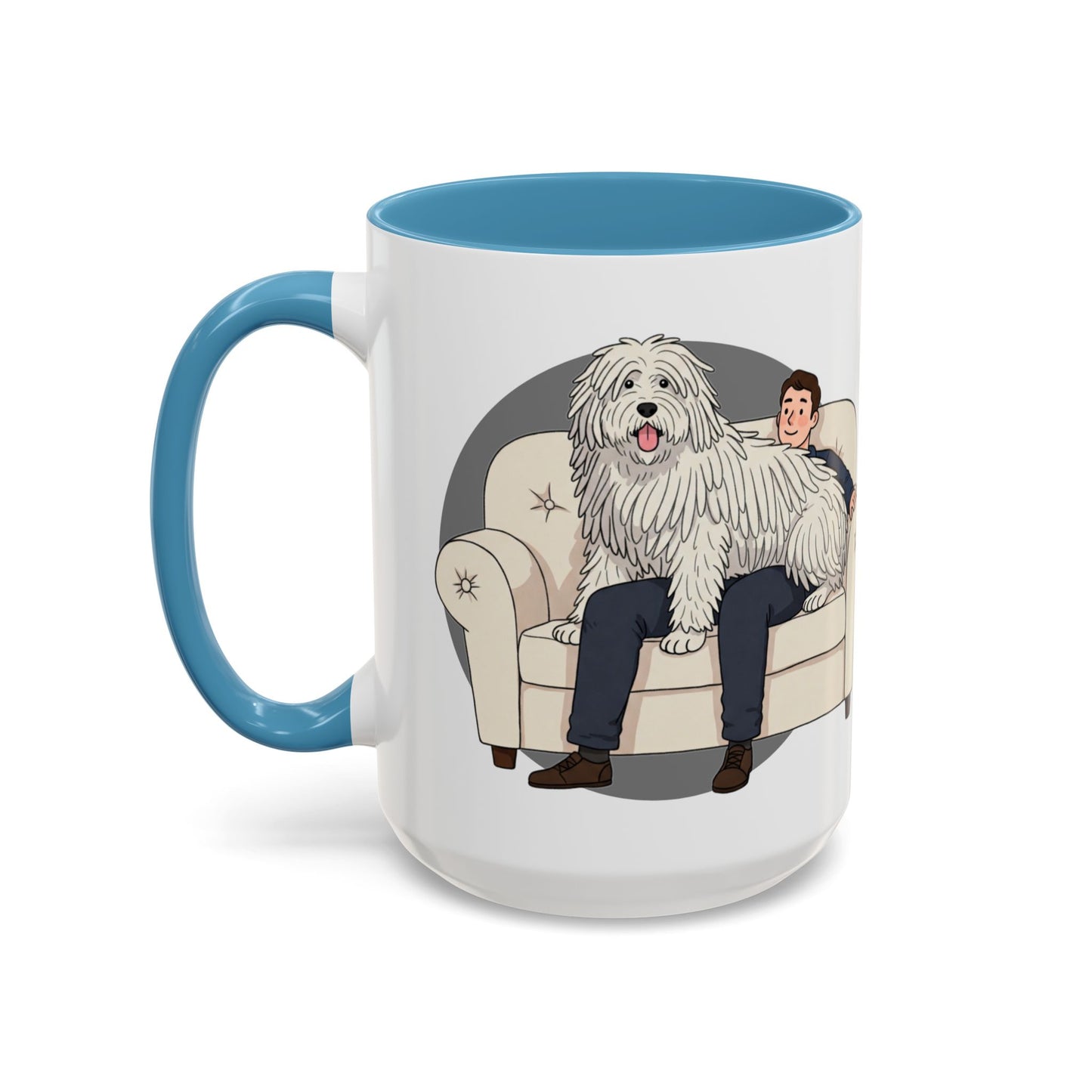 Komondor Lap Dog Coffee Mug - Funny Animal Lover Gift - Schmartypants