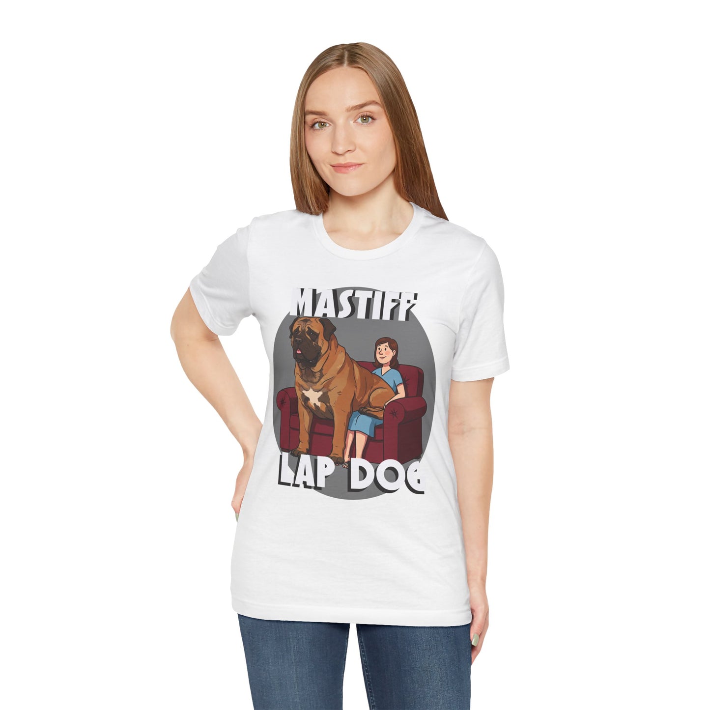 Mastiff Lap Dog T-Shirt – Hilarious and Comfy Tee for Dog Lovers - Schmartypants