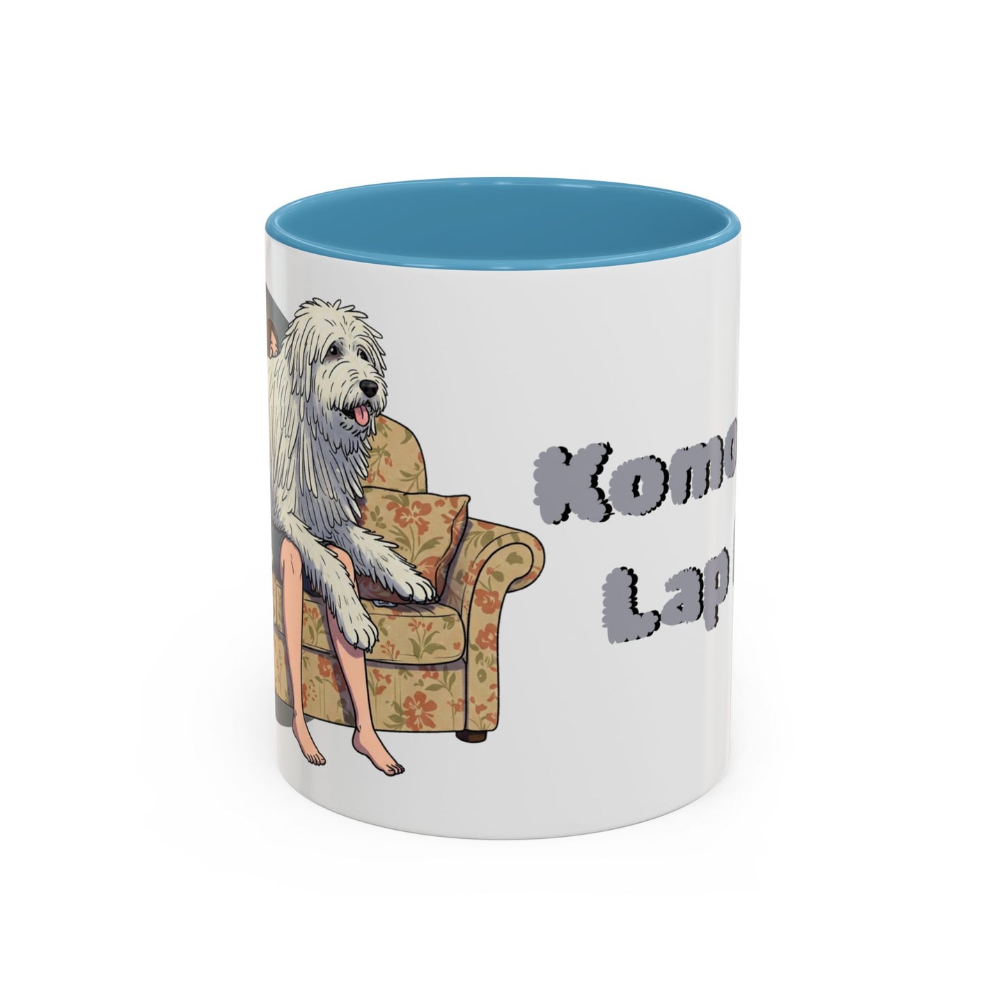 Komondor Lap Dog Coffee Mug - Funny Pet Lovers Gift - 11oz & 15oz - Schmartypants