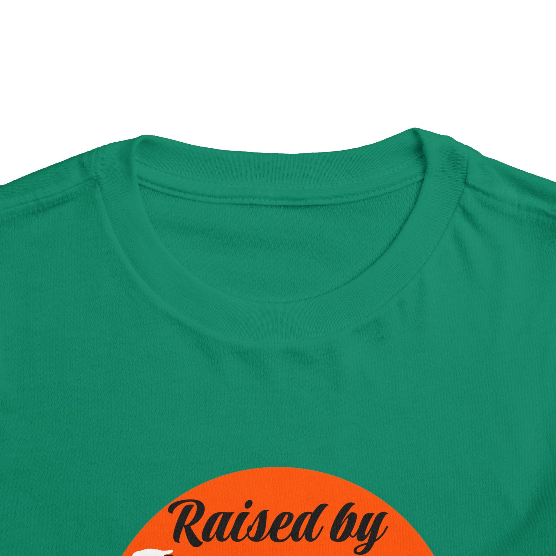 Toddler Short Sleeve Tee - Raised by Cheetahs Funny Adventure Shirt for Girls, Toddlers - Schmartypants