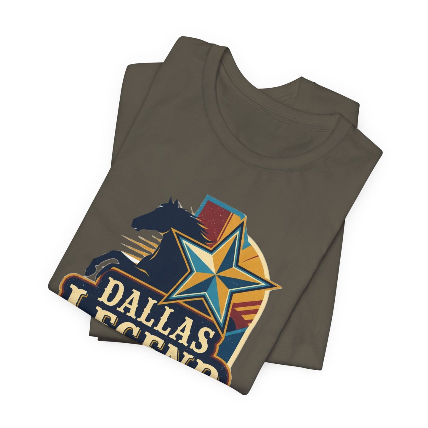 Dallas Legend Unisex Jersey Tee - Casual Style, Gift for Sports Fans, Comfort Wear, Game Day Apparel, Unique Shirt Design