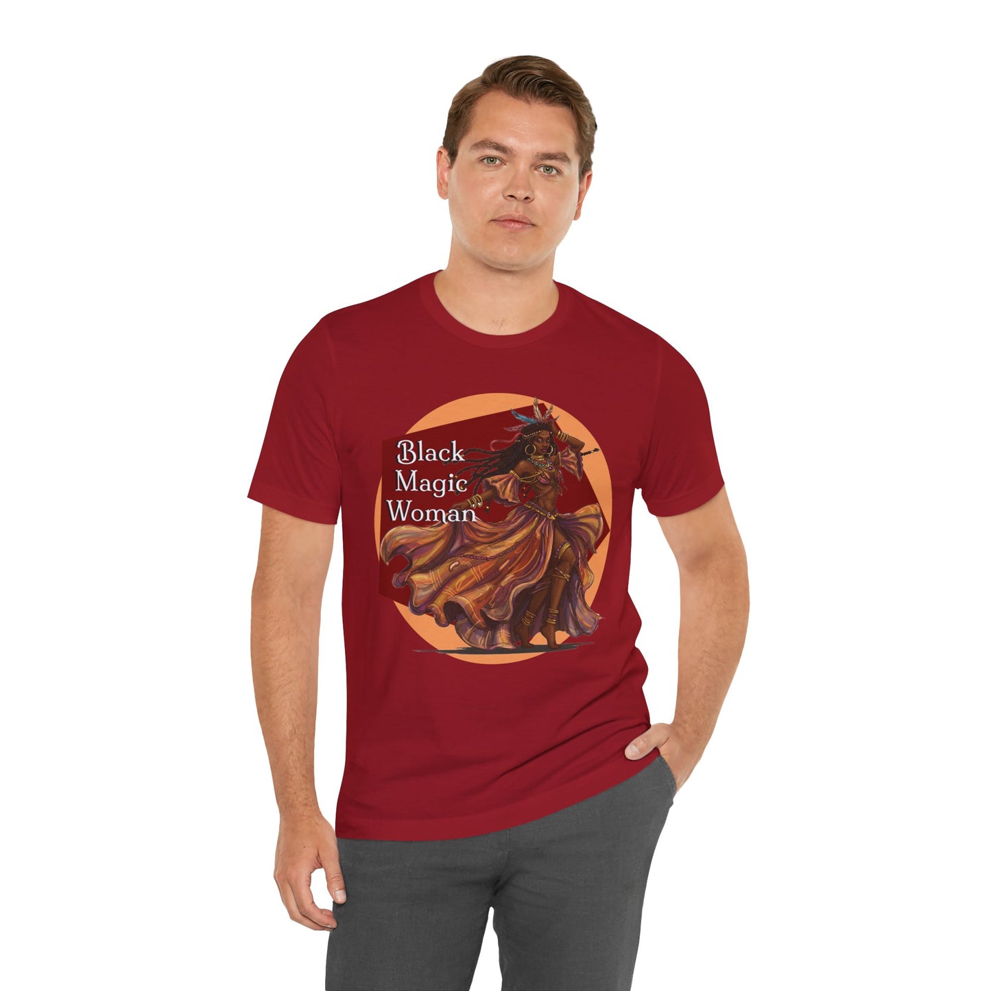 'Black Magic Woman' Tee, Witchy Apparel, Boho T-Shirt, Festival Outfit, Classic Rock Fans, Santana, Fleetwood Mac - Schmartypants