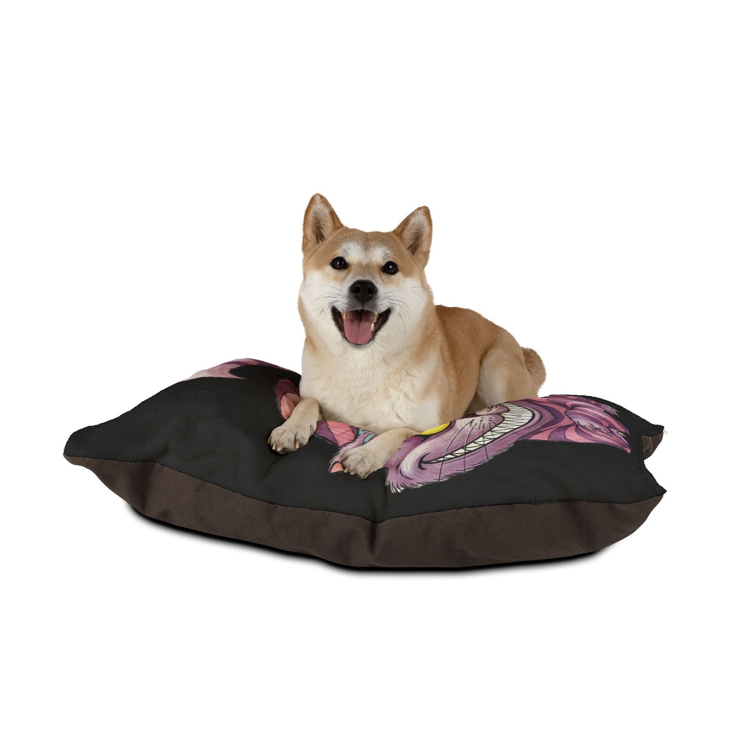 Disappearing Cheshire Cat Pet Bed - Cozy Cat Nap Cushion, Fun Pet Beds, Unique Gifts for Pet Lovers, Alice in Wonderland Cat Accessory