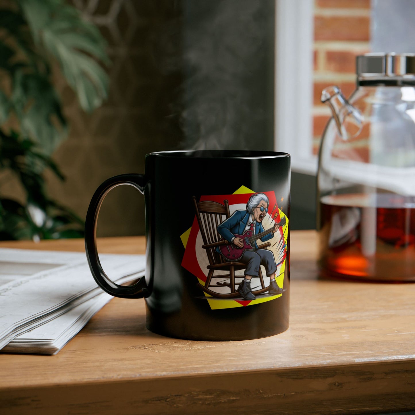 'Grandmothers Rock; Mug - Funny Black Coffee Cup for Proud Grandmas - Schmartypants