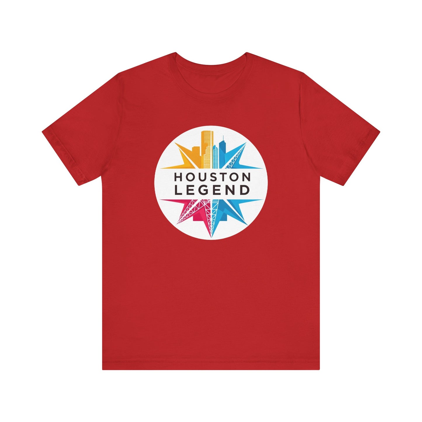 Houston Legend Short Sleeve Tee, Unisex T-Shirt, Houston Souvenir, Urban Fashion, Casual Wear, Gift for Houston Lovers