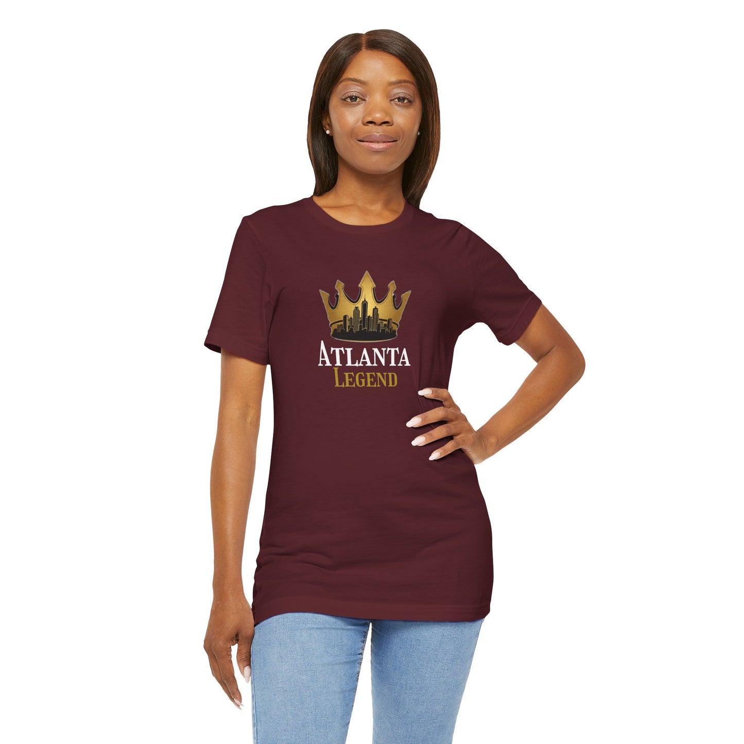 Atlanta Legend Unisex Short Sleeve T-Shirt, Atlanta Nightlife Tee, ATL Souvenir Shirt