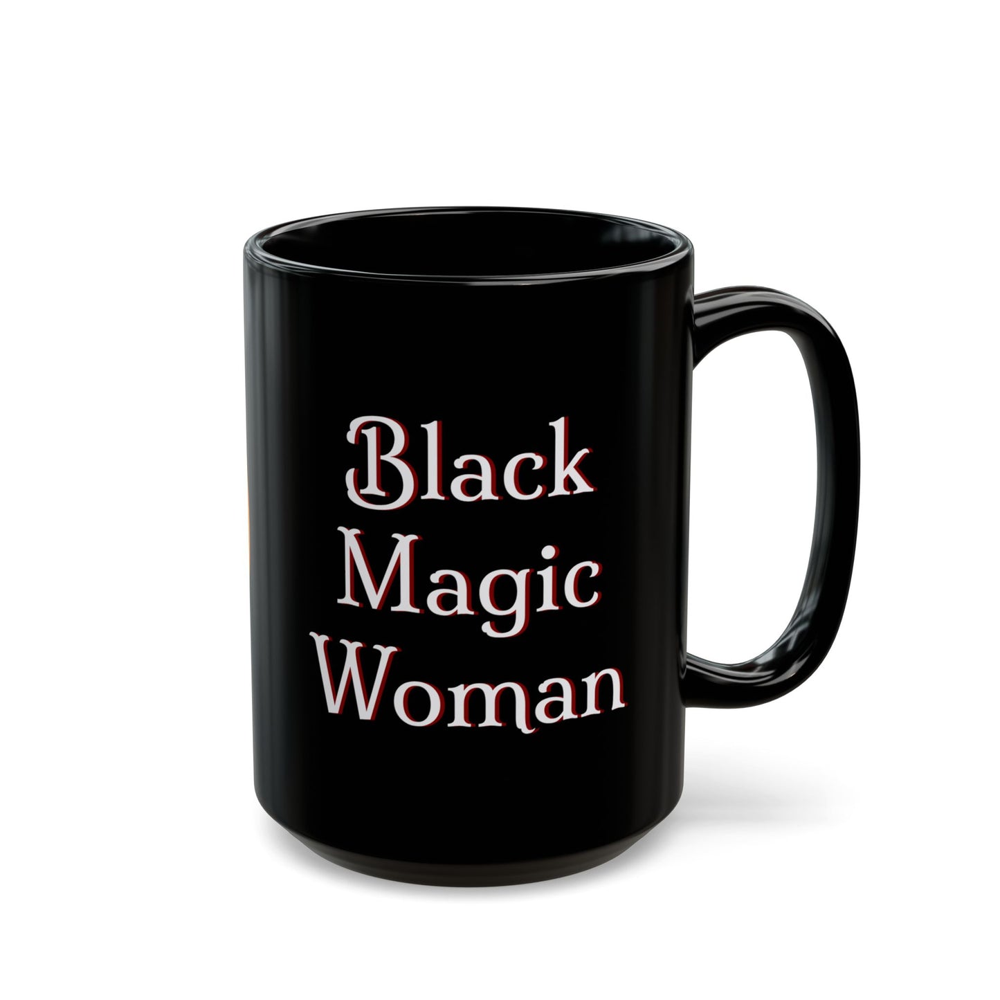 'Black Magic Woman' Mug | Enchanting Coffee Cup for Classic Rock Fans, Santana, early Fleetwood Mac, 11oz or 15oz - Schmartypants