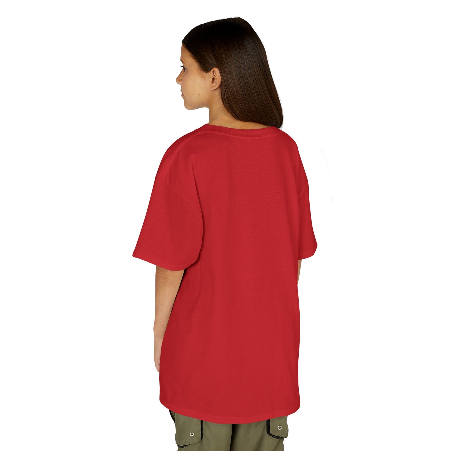 Sweet and Funny 'Raised by Meerkats' Kids Heavy Cotton™ Tee for Girls Who Love Meerkats, Wildlife - Schmartypants