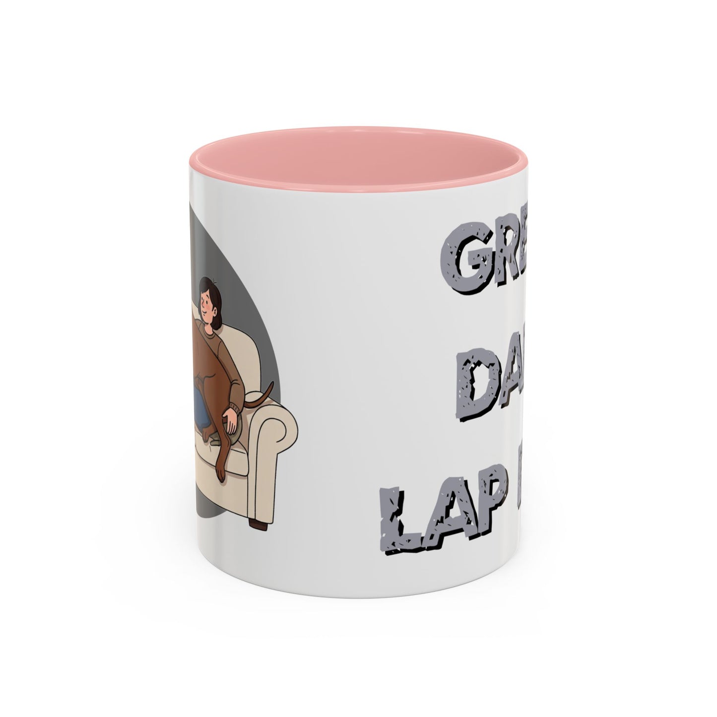 Great Dane Lap Dog Coffee Mug - Funny Pet Lover Gift - Schmartypants