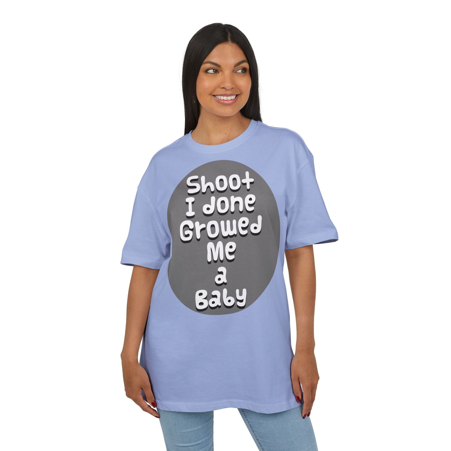 Funny Oversized Maternity Tee with Baby Quote, Unisex Graphic Shirt, Perfect Gift for New Parents, Casual Wear, Nursery Gift - Schmartypants
