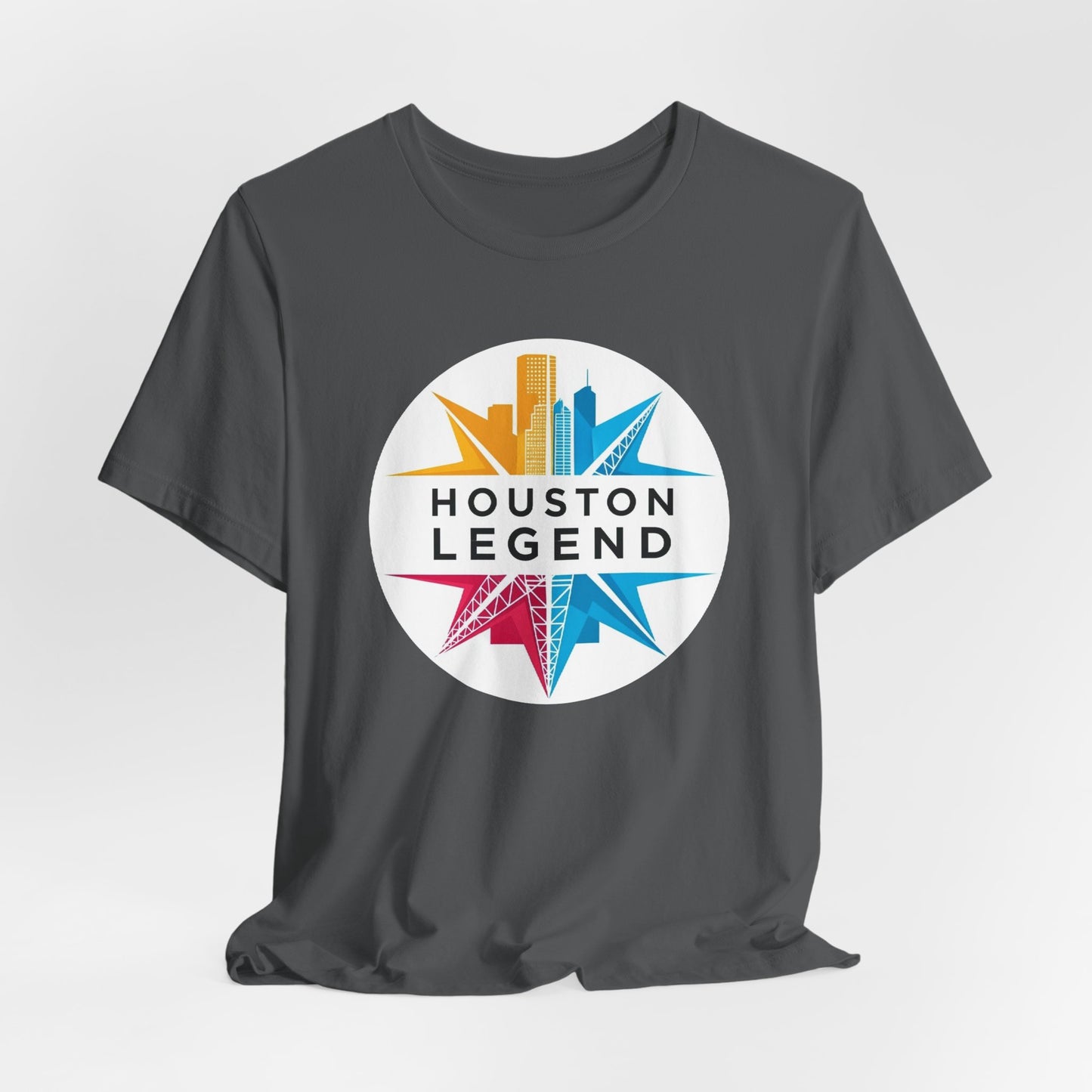 Houston Legend Short Sleeve Tee, Unisex T-Shirt, Houston Souvenir, Urban Fashion, Casual Wear, Gift for Houston Lovers